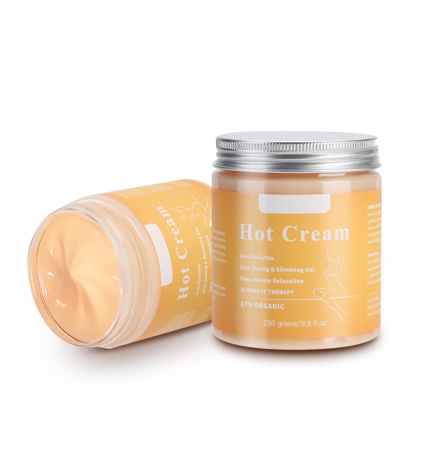 Fat Burner Slimming Cream - Abdominal Reducing & Cellulite Hot Massage Cream for Weight Loss - 250g - Buy Online on GoSupps.com