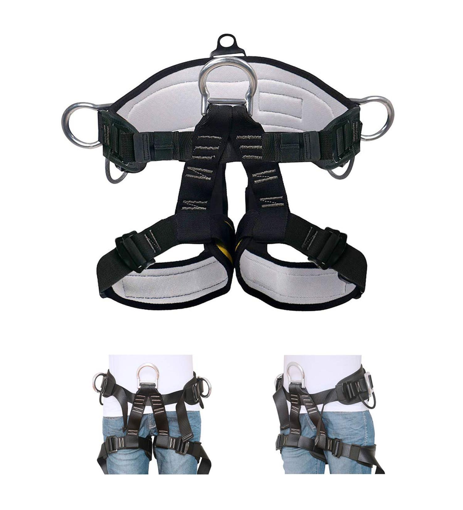 Large Safety Seat Belt for Tree Climbing & Outdoor Training | HeeJo Climbing Gear - Buy Online on GoSupps.com