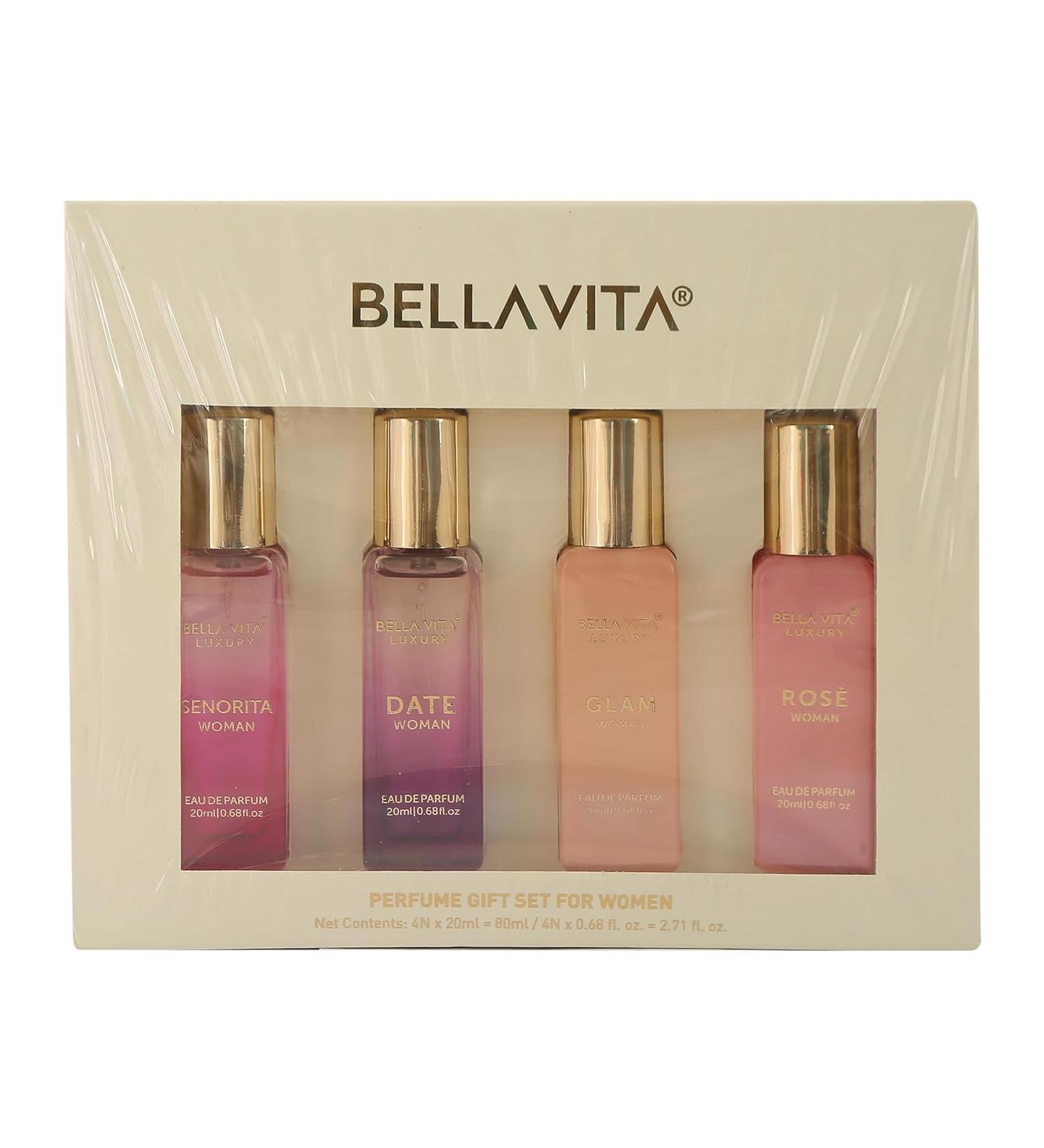 Bella VitaA LUXURY GIFT SET WOMAN 4 X 20ML Woman Perfume 80 ml Bottle - Buy Online on GoSupps.com