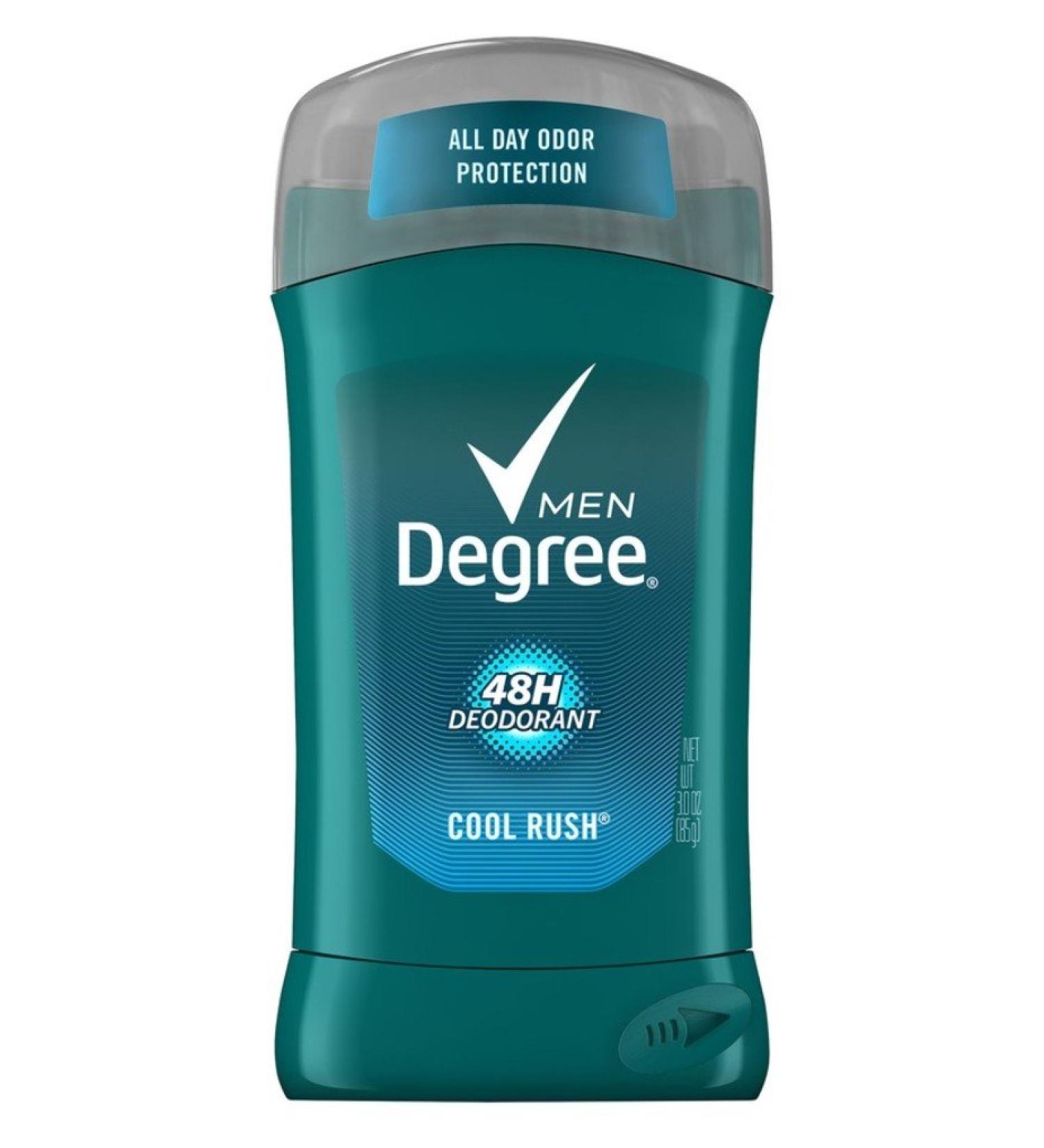Degree Men's Time Released Cool Rush Deodorant 3oz (88ml) - 6 Pack - Buy Online on GoSupps.com