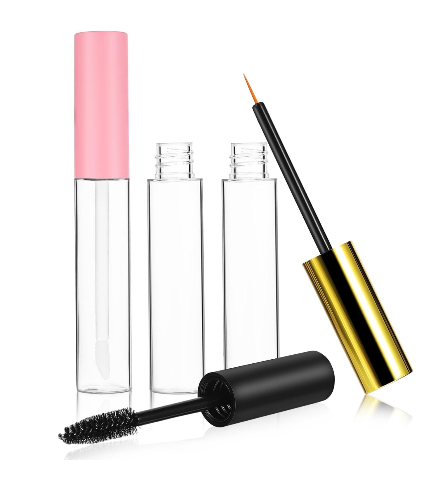 Yardenfun 1 Set Lip Gloss Eyeliner False Eyelashes Lip Gloss Tubes Lash Brush Empty Mascara Tube and Wand Refillable Cosmetics Tubes Spool with Tubes Empty Eyelash Tube Mascara Containers - Buy Online on GoSupps.com