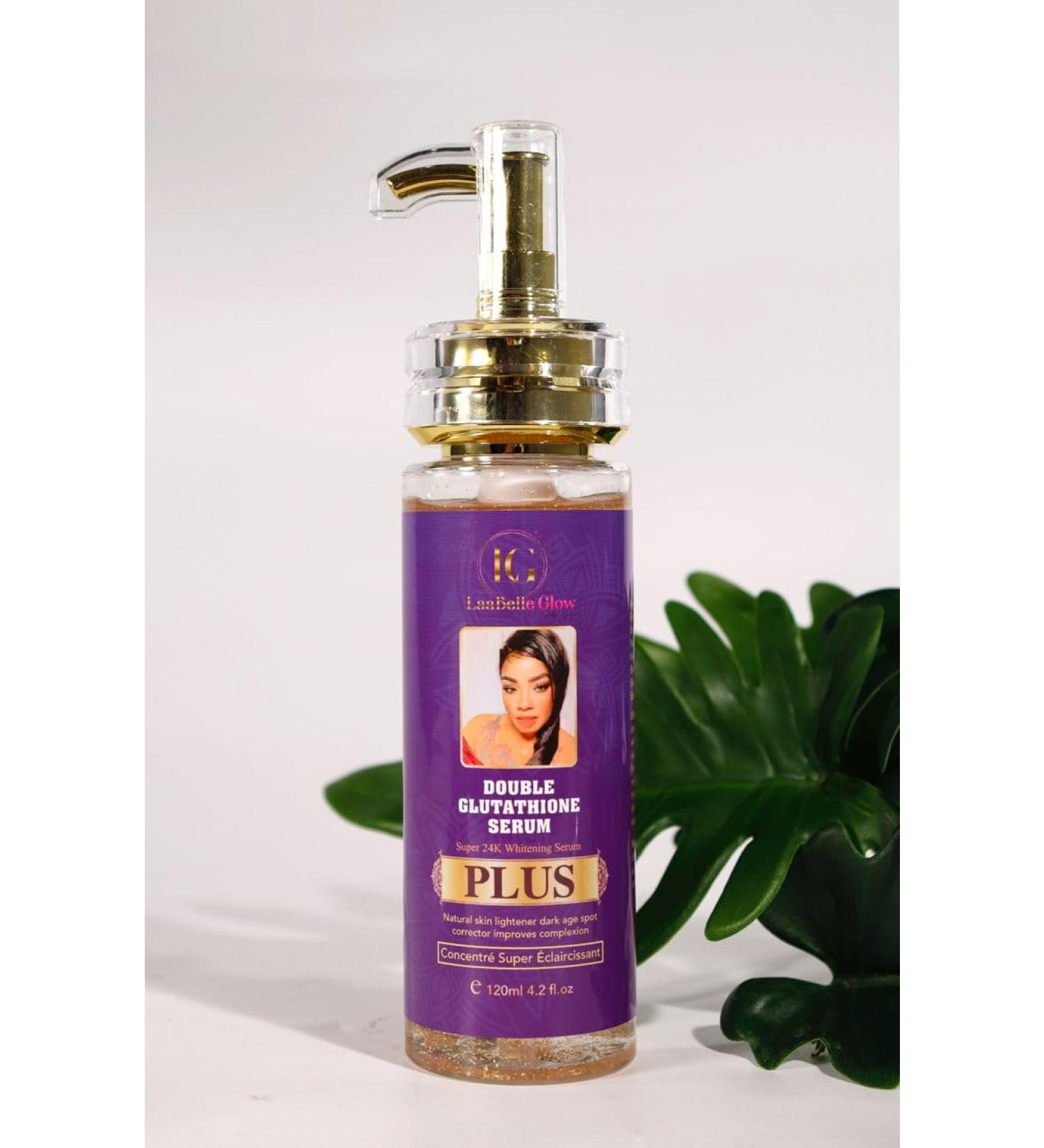 Double Glutathione Plus Serum Whitening Serum Dark Spot Corrector 4.2 fl.oz beautiful skin body serum