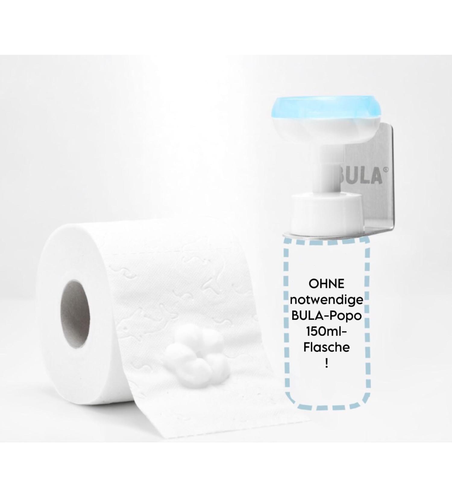 Bula Popo Flower Foam Pump + Holder | Eco-Friendly Alternative to Wet Wipes for Baby & Toilet | Fits Bula Popo 150ml Bottle - Buy Online on GoSupps.com