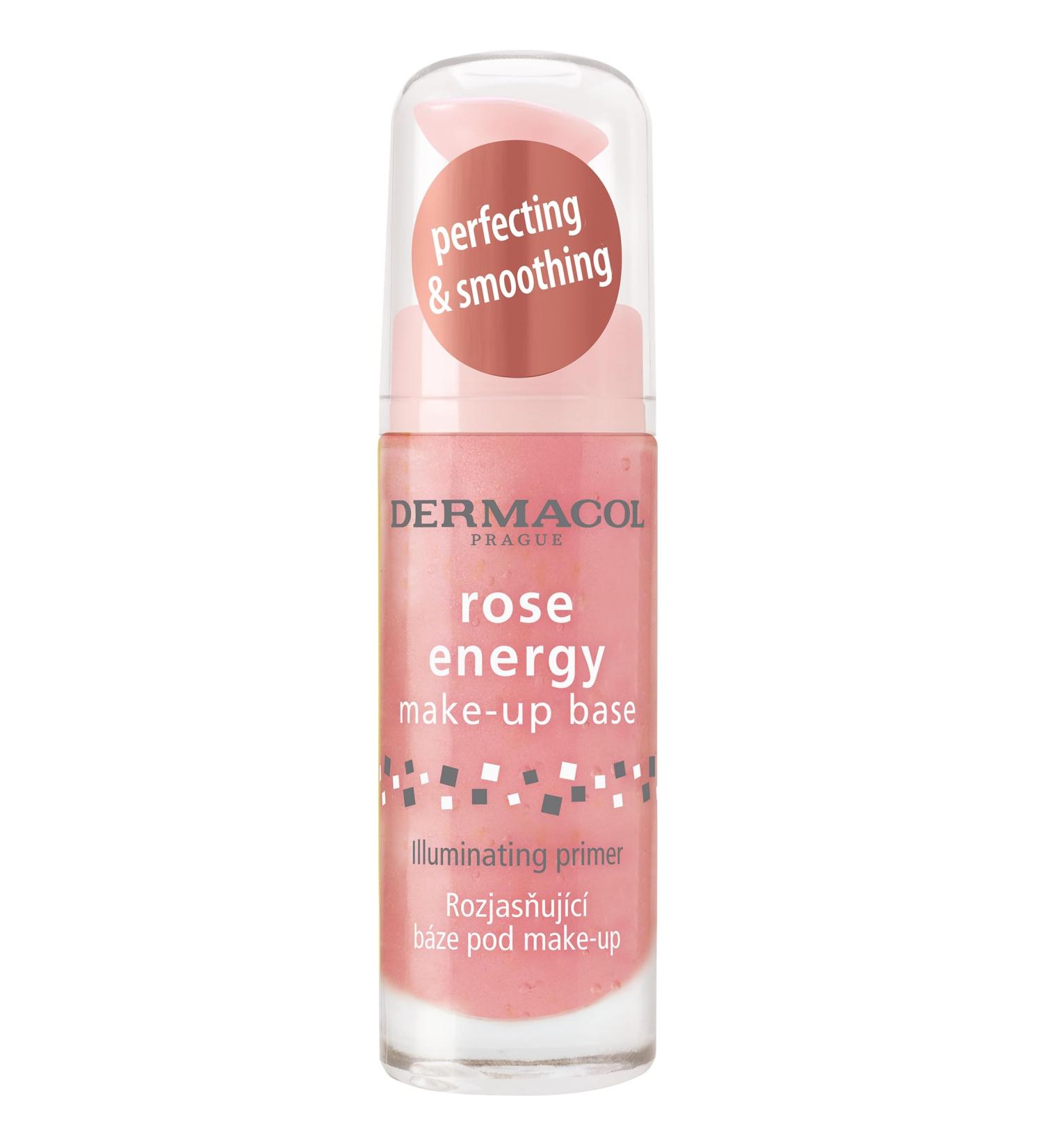  Dermacol DC Dermacol Rose Energy Makeup Base - 20ml - Moisturizing base that brightens and prepares skin for long-lasting makeup delivering a radiant fresh finish. - Buy Online on GoSupps.com