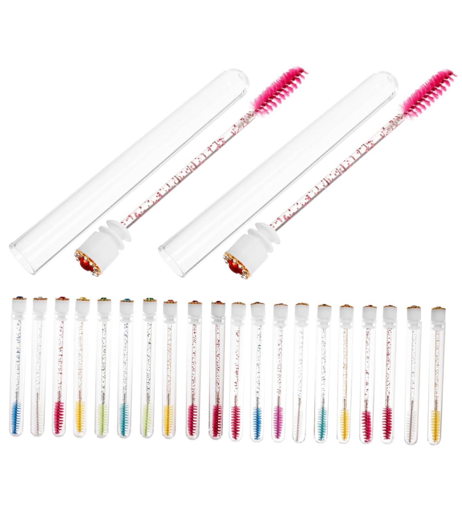 POPETPOP 20sets Mascara Wand Tube Mascara Tube Lash Cosmetics Travel Artificial Fiber Disposable Empty Bottle - Buy Online on GoSupps.com