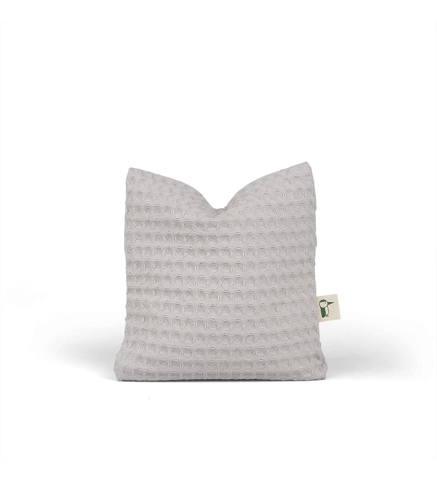 Green Woodpecker Rapeseed Pillow - Washable Heat Pillow for Babies & Toddlers | Relief for Flatulence & Abdominal Pain | Gray Waffle Piqu (376-V1) - Buy Online on GoSupps.com