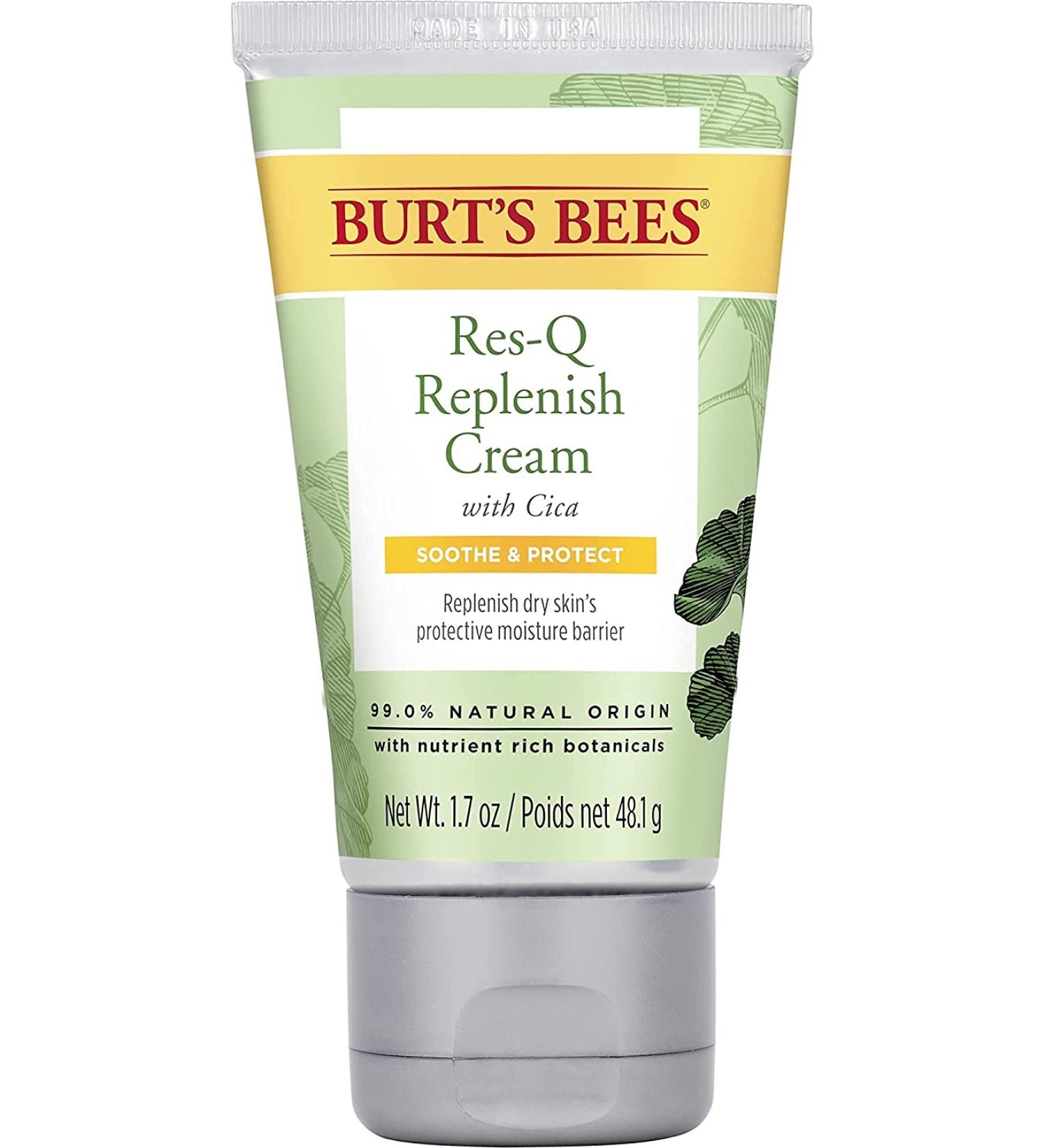 Burt's Bees 99% Natural Res-Q Cream with Cica - Healing Skin Therapy 48g | Shop Internationally - Buy Online on GoSupps.com