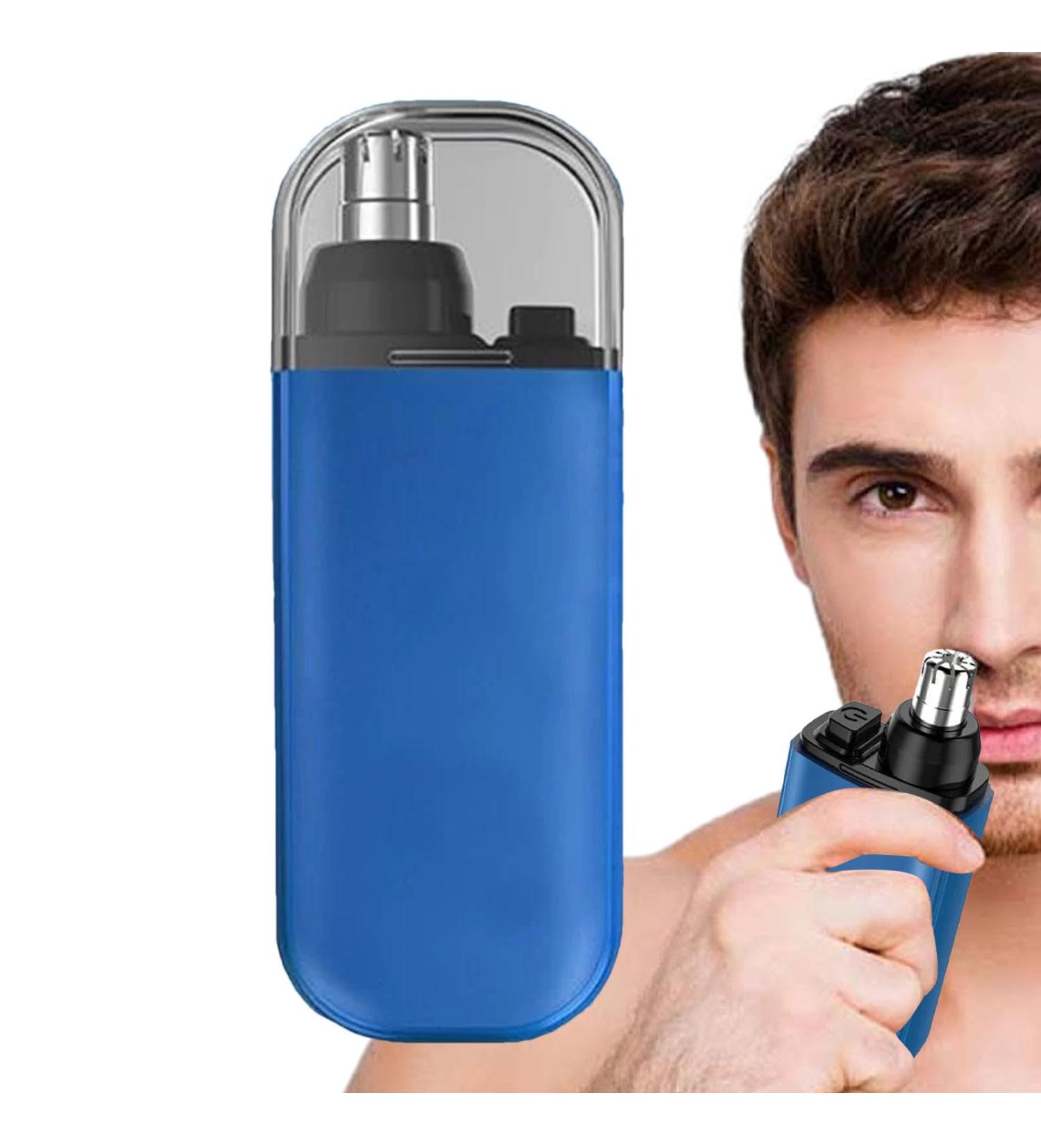 Portable Nose Hair Remover Nose Hair Removal Trimmer | Portable Nose Hair Remover Nose Hair Trimmer USB Rechargeable Tool | 7000 RPM Shaver Precision Trimming Nose Hair for Men and Women Blue - Buy Online on GoSupps.com