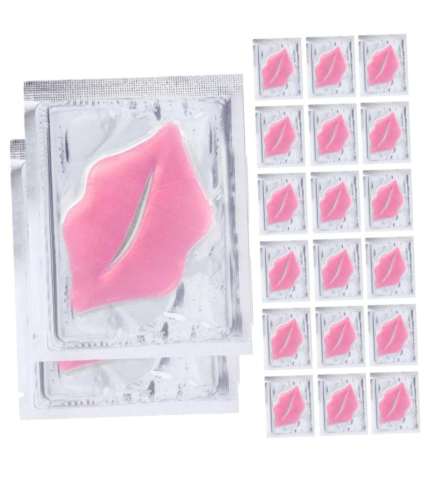 HAPINARY 20pcs Collagen Lip Masks Pink Lip Masks for Women Care Products Portable Films Random Style - Buy Online on GoSupps.com