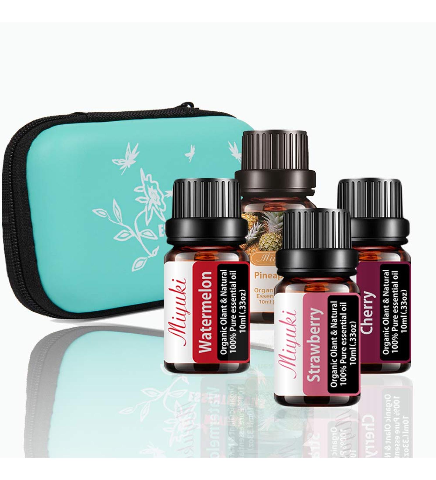 Buy Essential Oils 40ml - Strawberry Watermelon Pineapple Cherry 10ml 4-Pack | International Shipping Available - Buy Online on GoSupps.com
