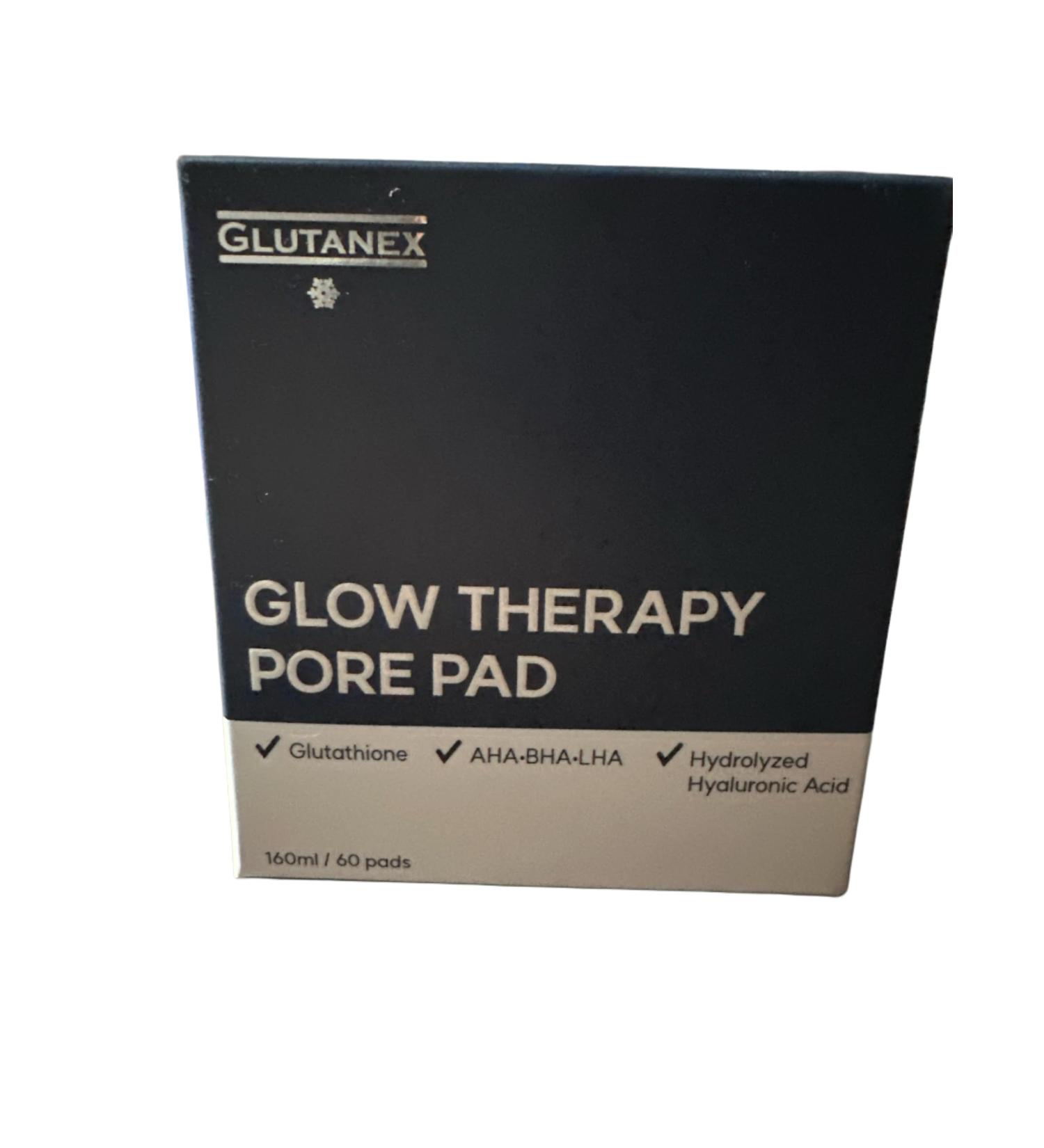 Glow Therapy Pore Pad Glutathione/AHA-BHA-LHA/Hydrolyzed Hyaluronic Acid 160 ml/60 Pads - Buy Online on GoSupps.com
