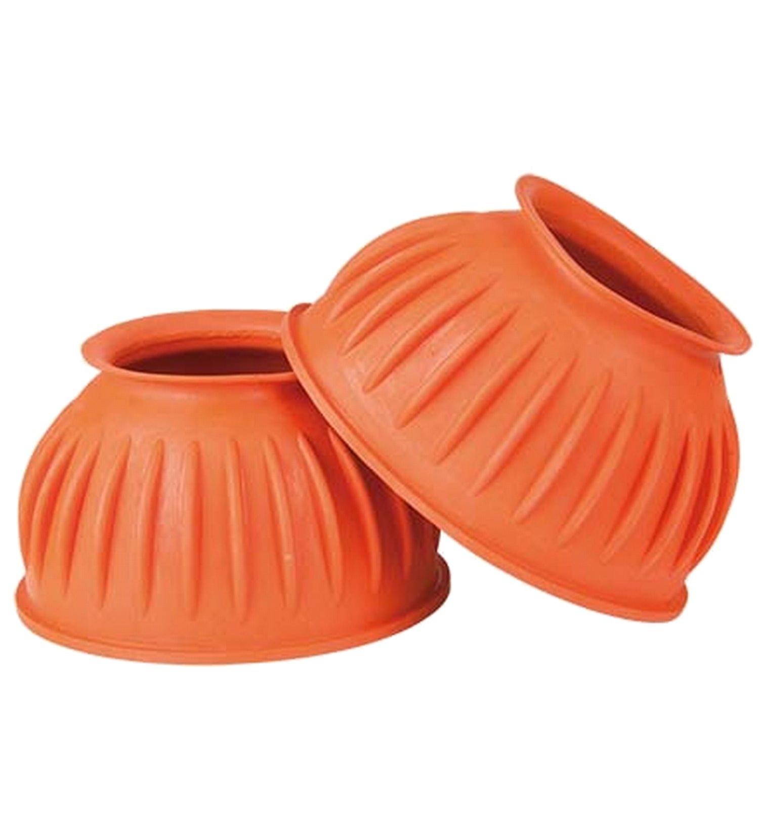TdeT Rubber Hoof Protectors Closed Orange M