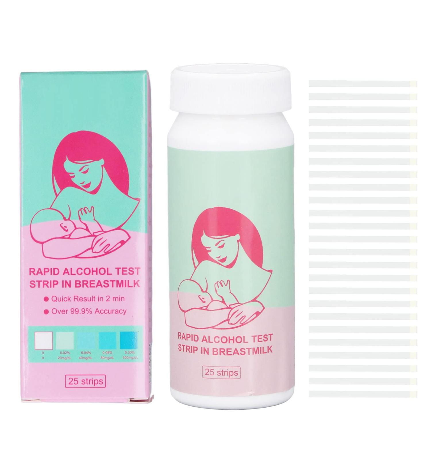 25-Piece Milkscreen Test Strips - Detect Alcohol in Breast Milk for Safe Breastfeeding at Home - Buy Online on GoSupps.com