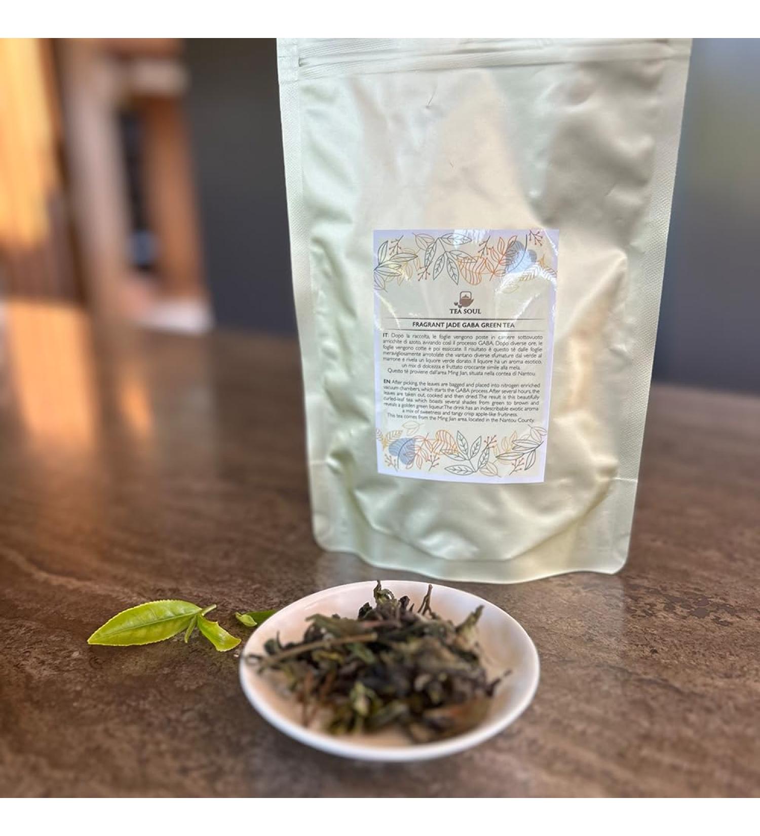 Tea Soul - Th Vert Parfum Jade GABA - 50 g