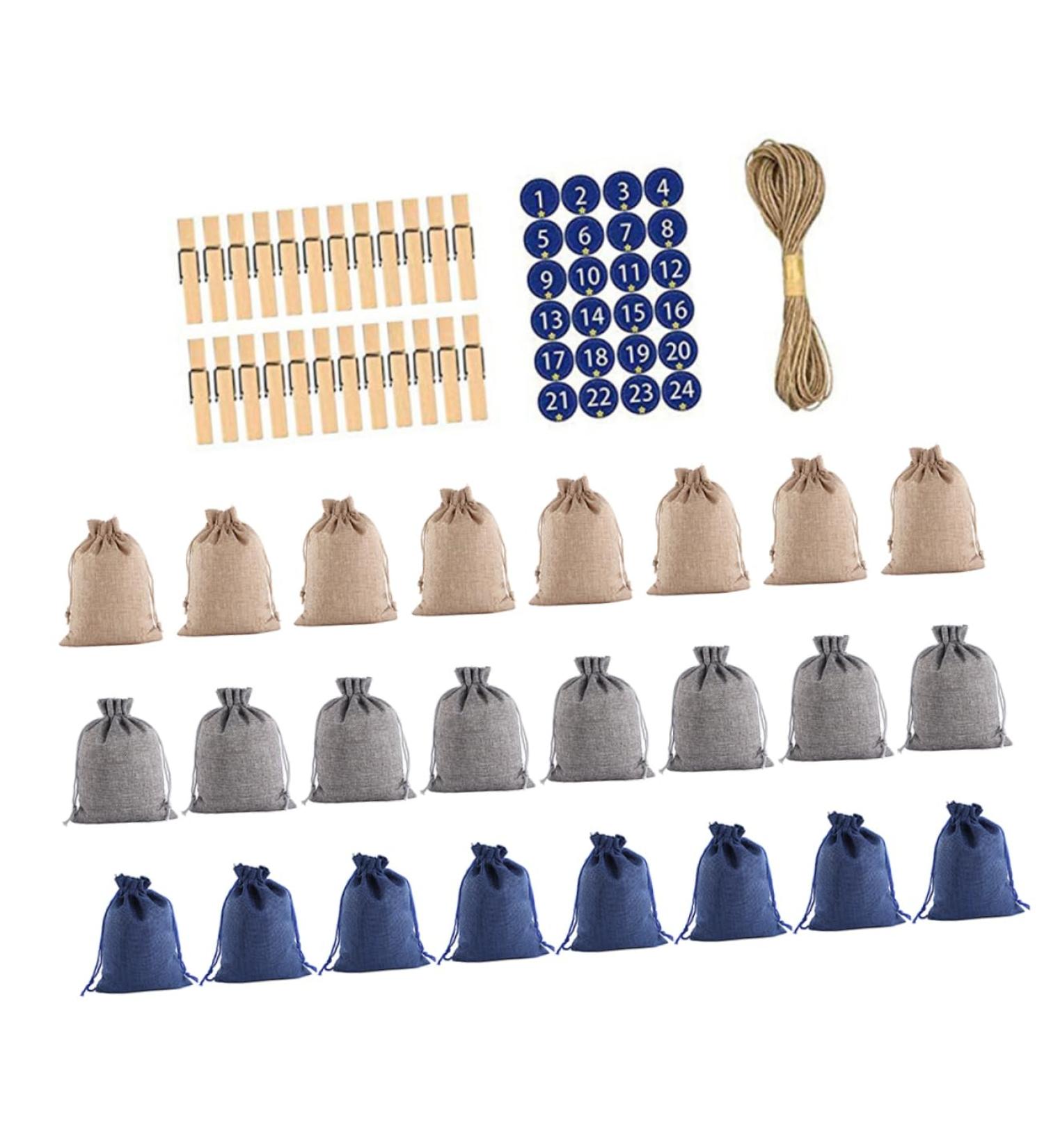 Abaodam 1 Set Christmas Bag Santa Suit Christmas Jute Bags Christmas Drawstring Bag Candy Cotton Bag 1 count (Pack of 1) Assorted Color 01 - Buy Online on GoSupps.com