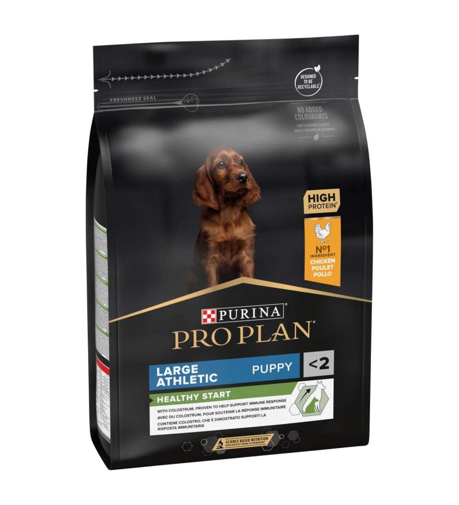 PURINA PRO PLAN | Large Athletic Puppy <2 | Healthy Start | Rich in Chicken | Dry Food | Puppy | 3kg Bag