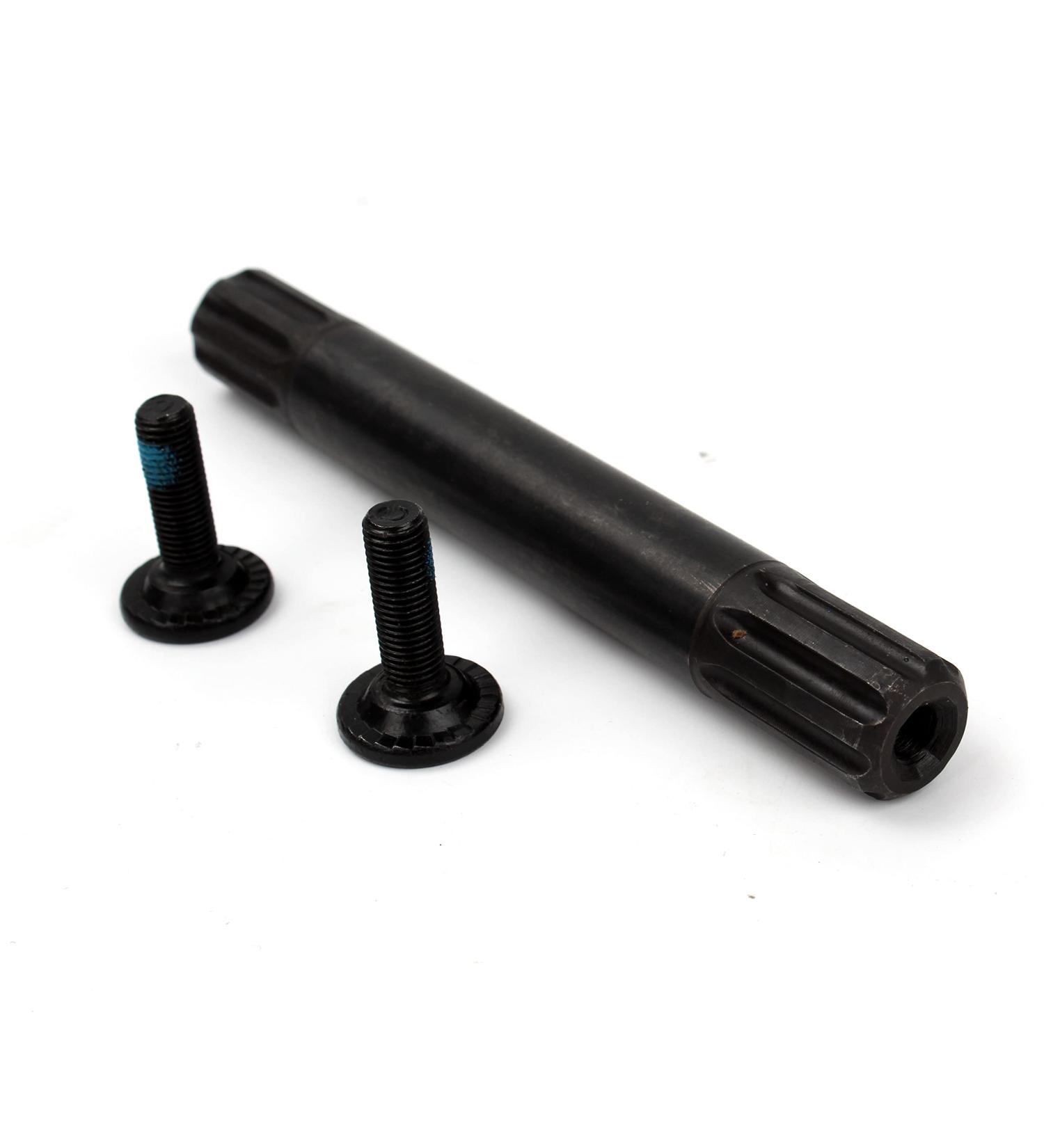 IGIUA 8 Spline CHROMOLY BMX Spindle | 19mm Bottom Bracket | Black - Buy Online on GoSupps.com