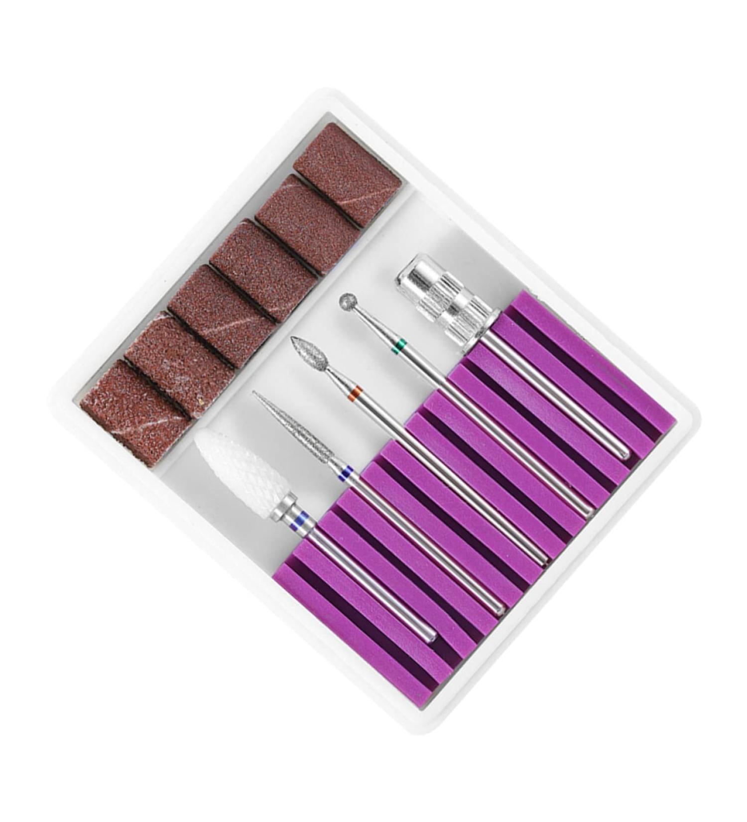 Housoutil 1 Set Manicure Drill Bits Ceramic Nail Bits Nail Drill Tool Electric Nail File Drill Bits Nail Drill Bits Nail File Bits Faux Nails Exfoliating 5 Piece Set Purple 4.50X0.30X0.30CM Purple - Buy Online on GoSupps.com