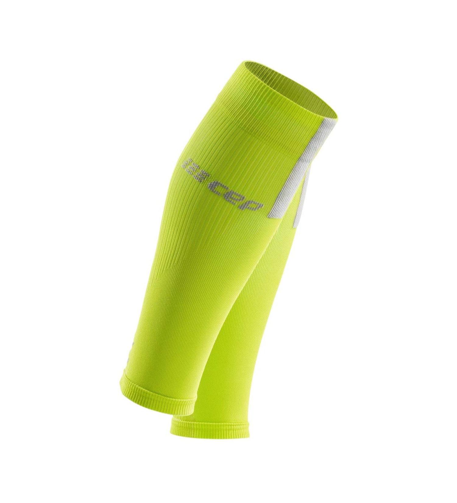 CEP Ultralight Compression Calf Sleeves for Men - V Lime/Light Grey | Improve Performance & Recovery - Buy Online on GoSupps.com