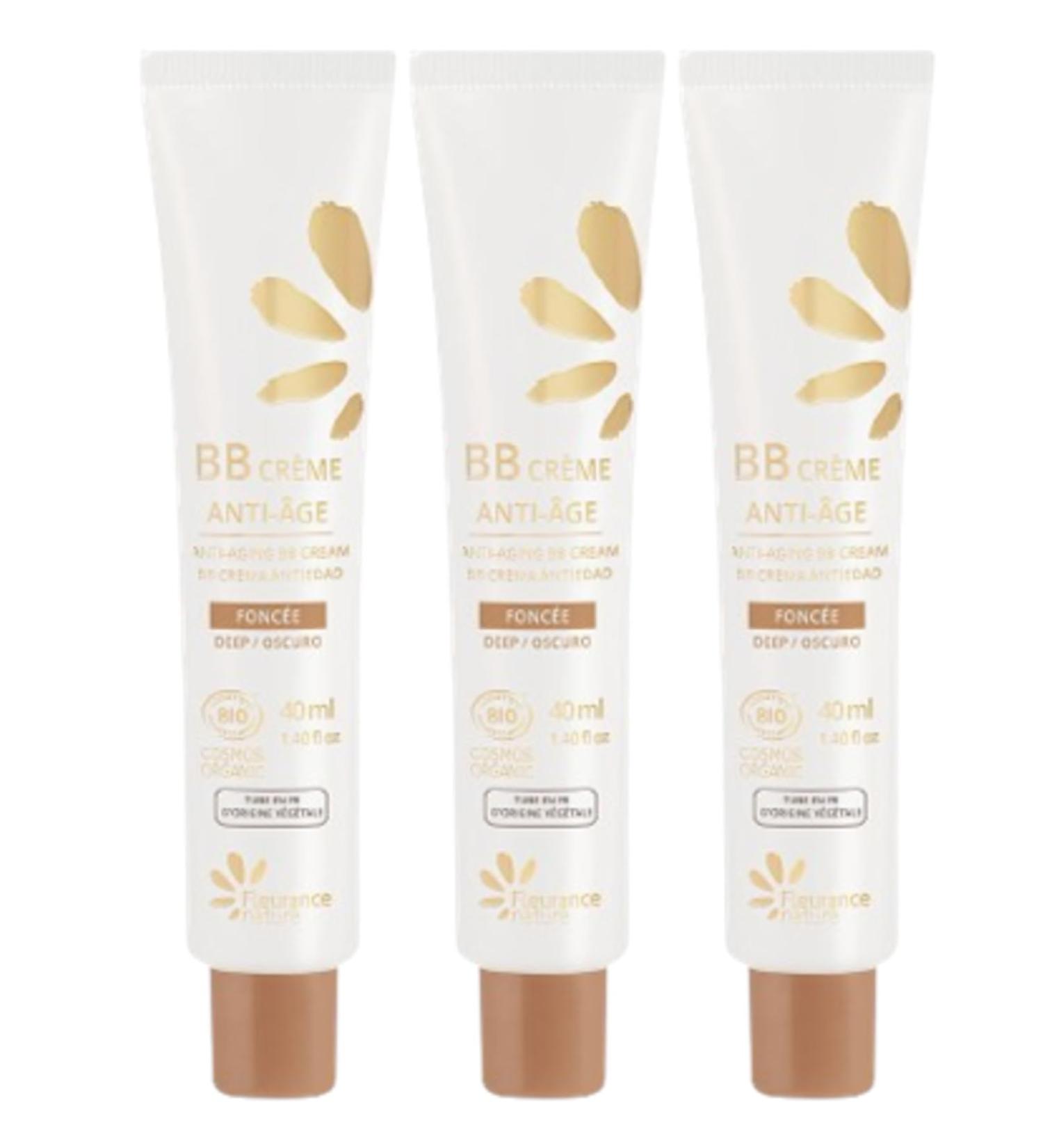 Triplo-Fleurance Nature- BB cr me anti-age Bio- 40ml- Certifi Cosmos Ecocert- soin visage femme hydratant- creme hydratante femme bio (fonc e 3 unit s) - Buy Online on GoSupps.com