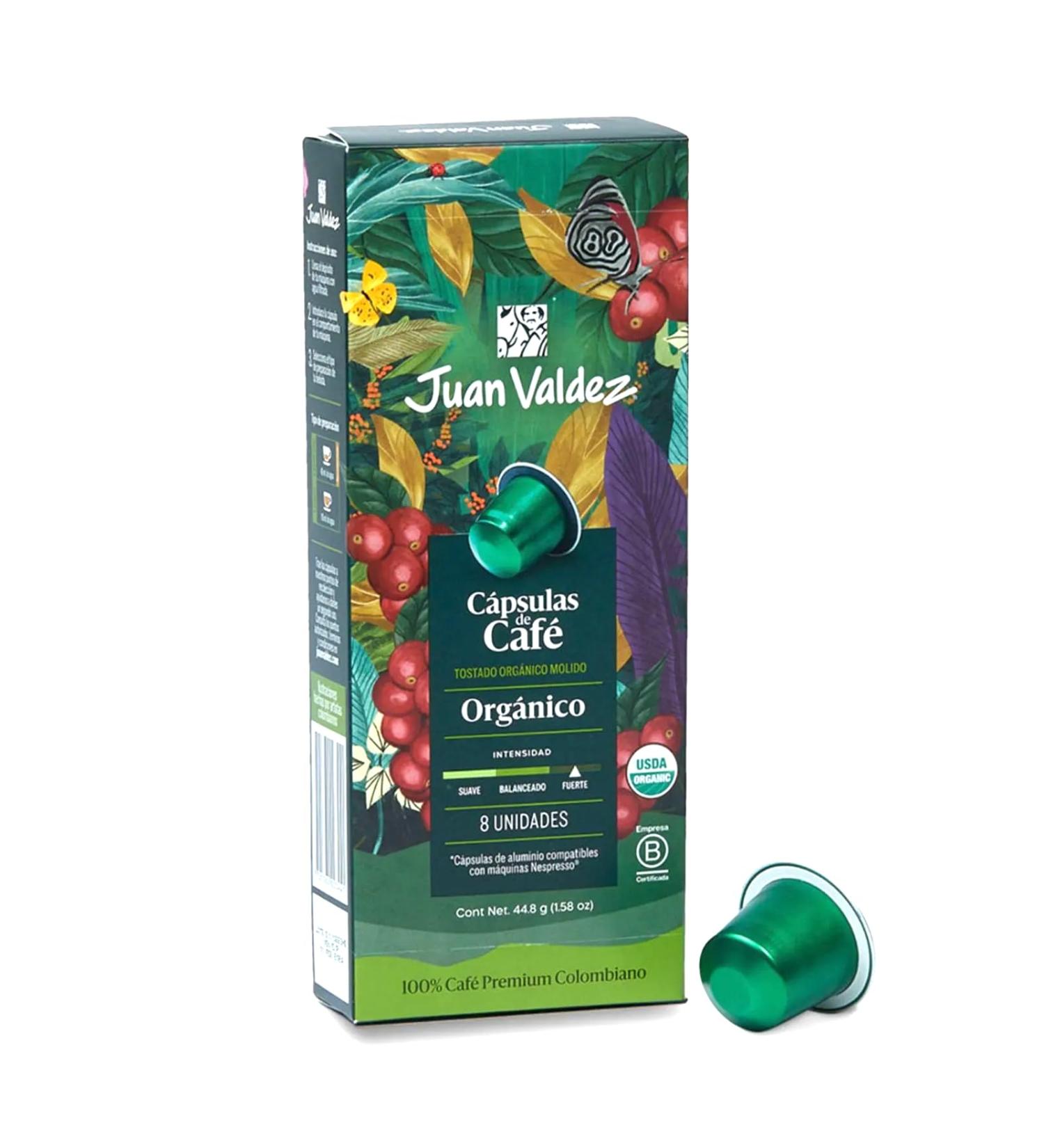 Juan Valdez Organic Coffee Pods | Compatible with Nespresso Original Machines | 8 Capsules - Buy Online on GoSupps.com