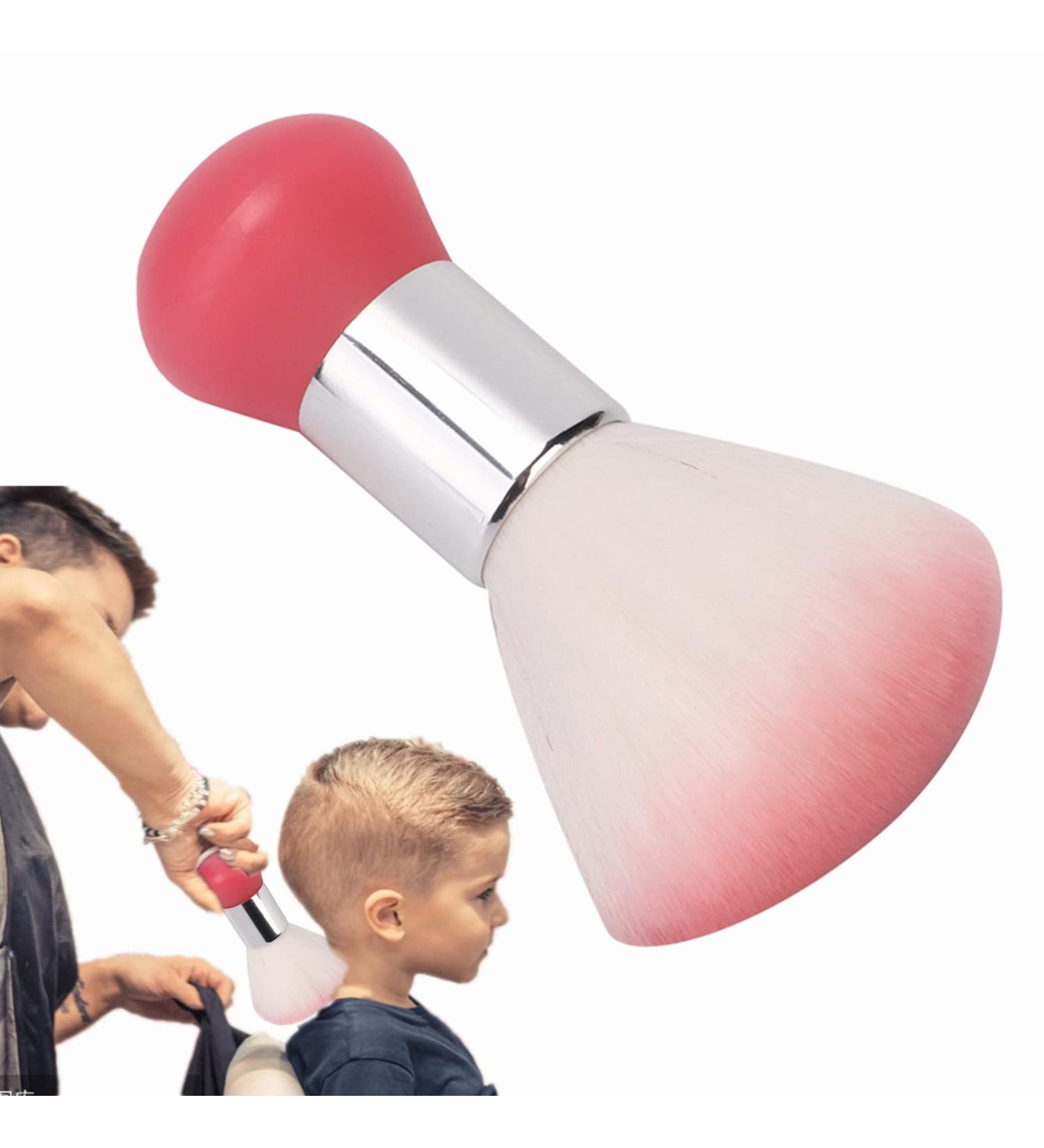 Barber Neck Duster Brush - Professional Hair Removal Brush for Salon Use | Pink Hair Cutting & Shaving Cleaning Tool - Buy Online on GoSupps.com