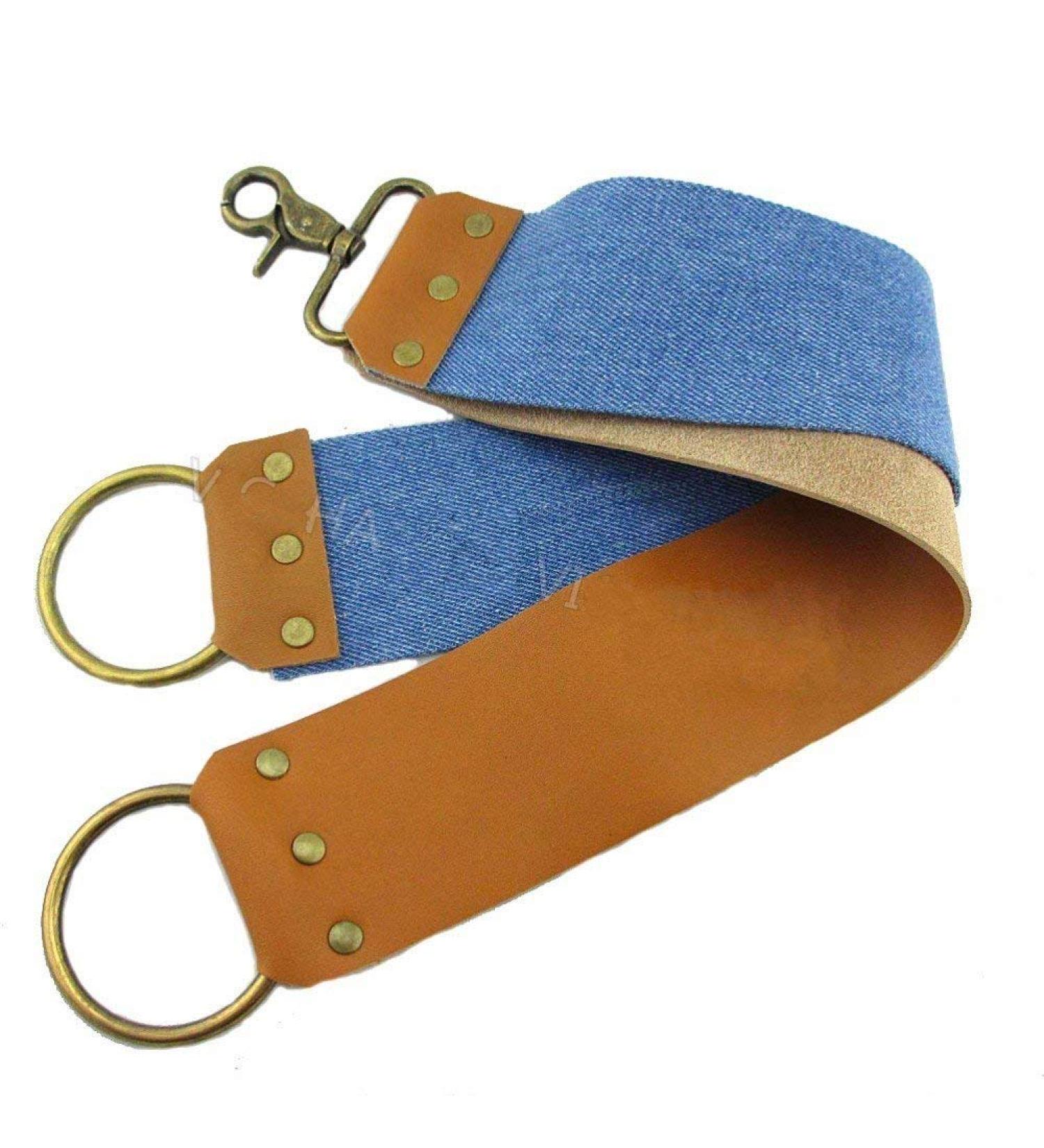 ZHONGJIUYUAN Shaving Strop for Safety Razor - Premium Canvas & Leather Strop for a Perfect Shave | International Shipping Available - Buy Online on GoSupps.com