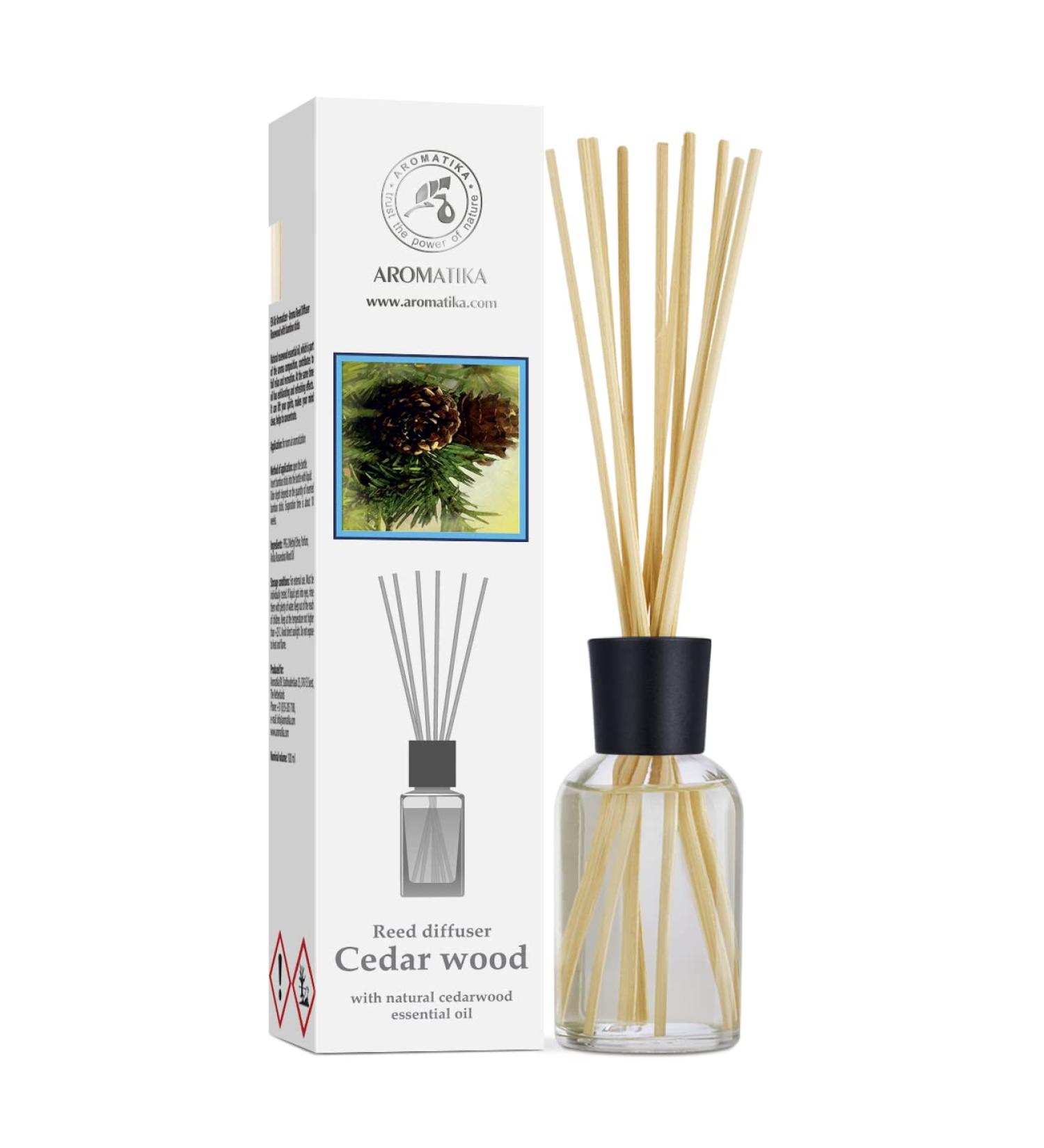 Room Fragrance Diffuser Cedar 100ml - Naturally Essential Cedar Oil - Long-Lasting Aroma for Home Office Spa & More - Perfect for Aromatherapy - Buy Online on GoSupps.com
