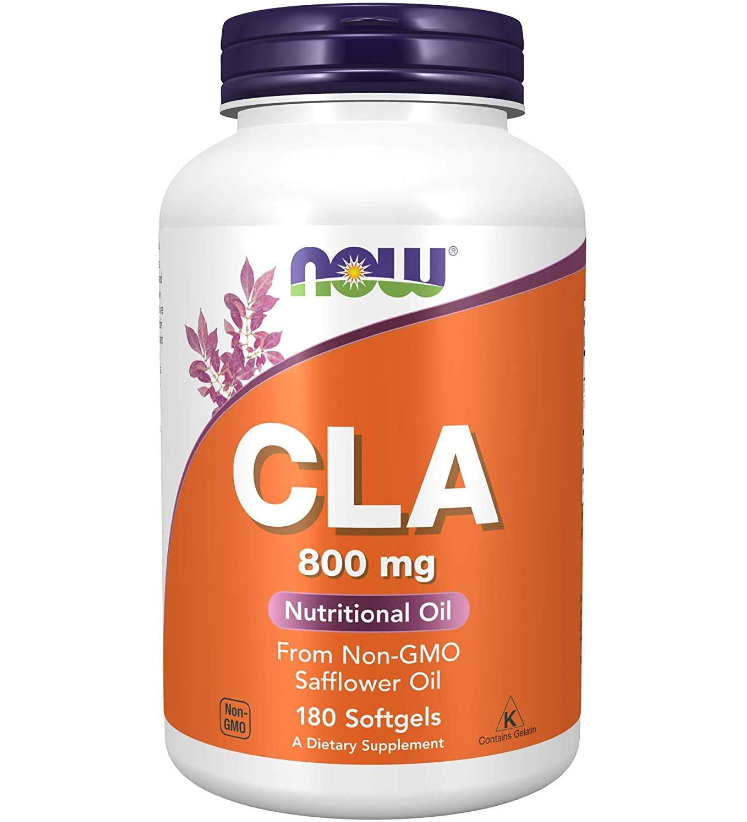 NOW CLA 800mg - 180 Softgels | Conjugated Linoleic Acid Supplement - Buy Online on GoSupps.com