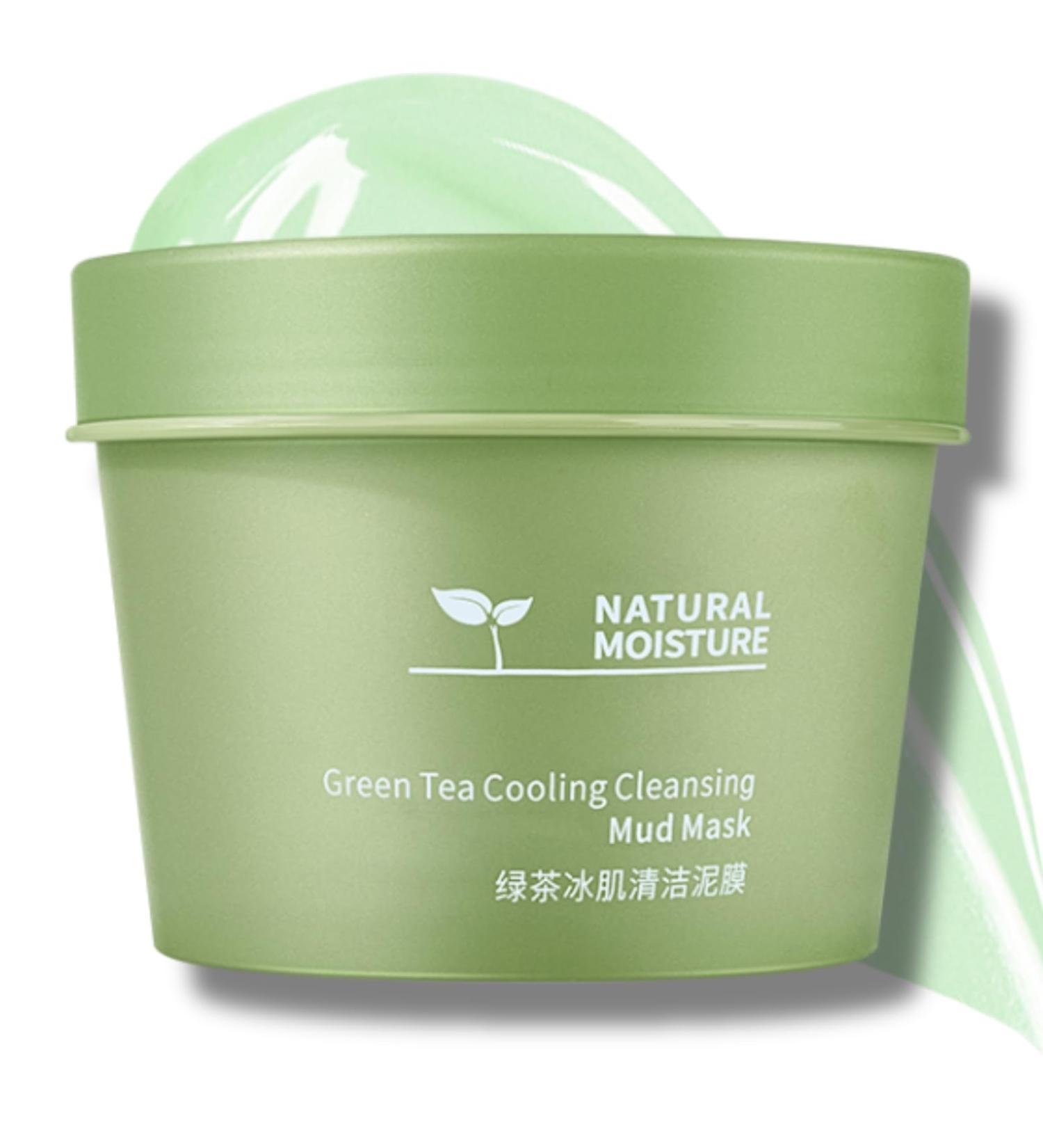 Green Tea Mask Mud Mask Face Masks Skincare Green Clay Mask - Spa Quality Pore Reducer for Acne & Oily Skin Hydrating Deep Cleansing Cooling Face Mask Vegan Natural Skin Care for Women Men 100G - Buy Online on GoSupps.com
