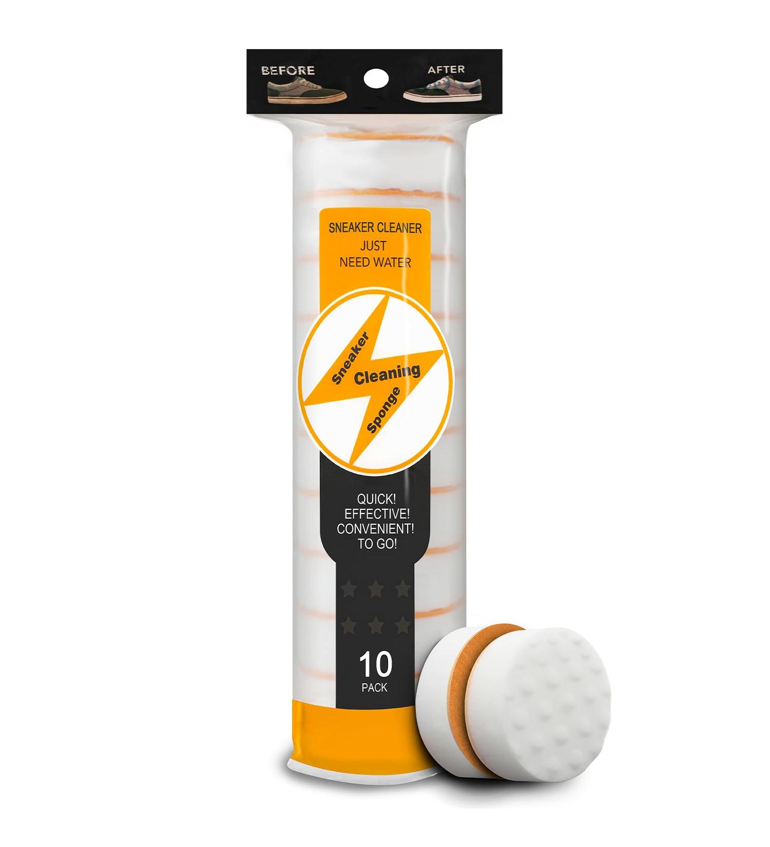 Pansonite Instant Sole and Sneaker Cleaner Premium Dual-Sided Sponge Perfect for Shoe Cleaning White - Buy Online on GoSupps.com