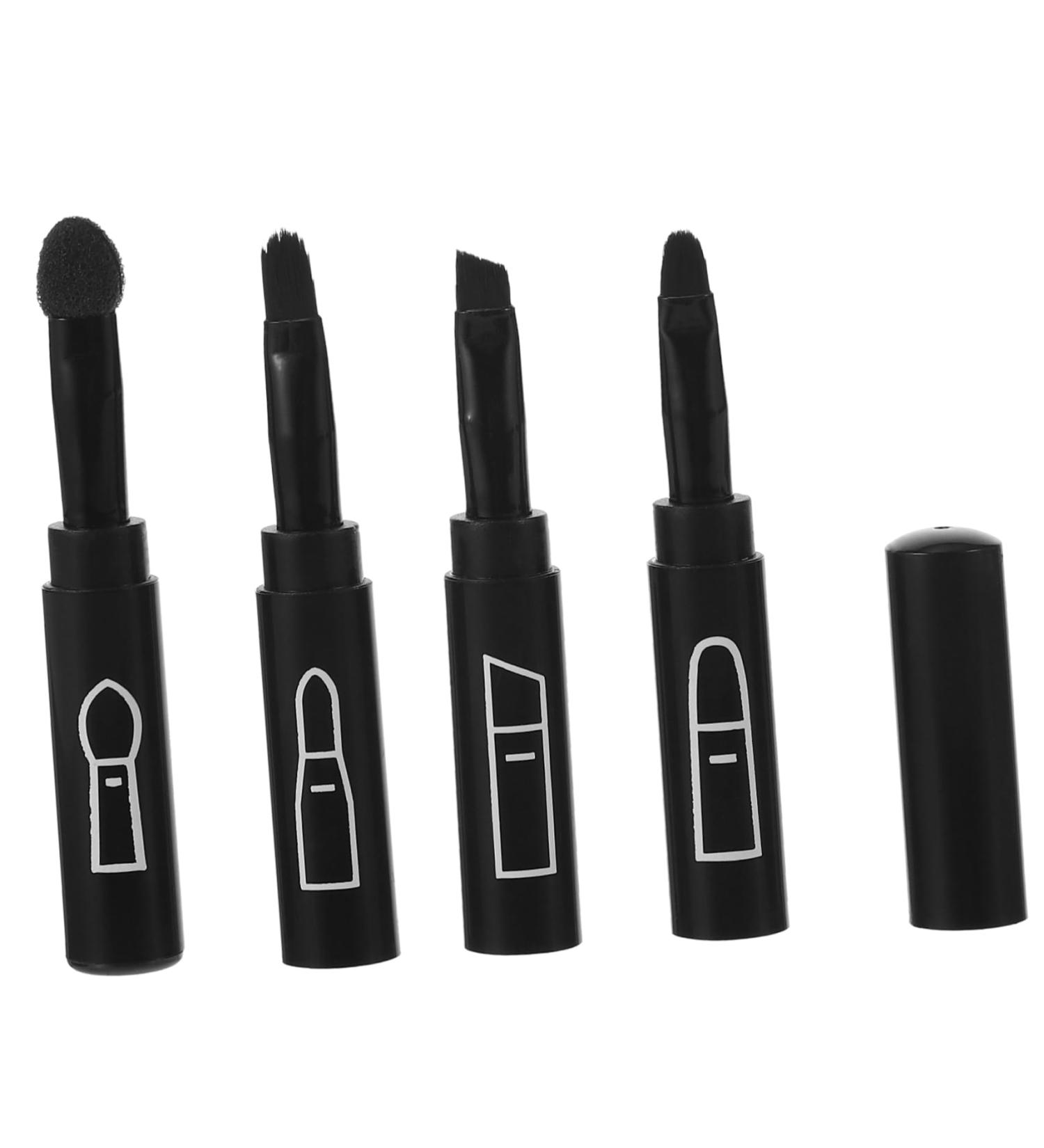 4-in-1 Makeup Brush Set - Lip Eyeshadow Eyeliner & Eyebrow Brushes for Women | Versatile Cosmetic Tool for Effortless Makeup Application - Buy Online on GoSupps.com