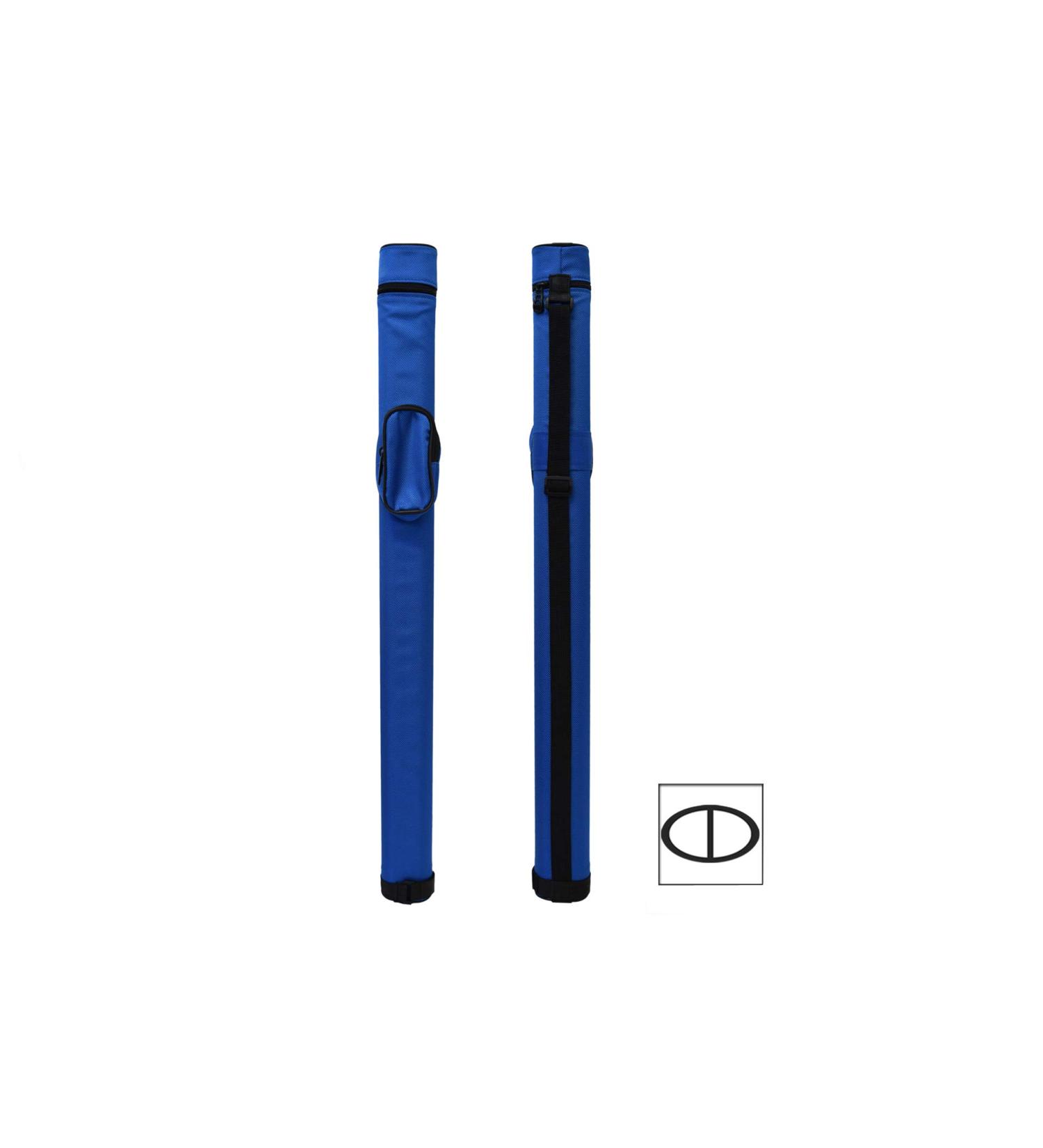 1x1 Hard Pool Cue Case - Billiard Stick Carrying Case - Blue (Holds 1 Butt and 1 Shaft) - Buy Online on GoSupps.com