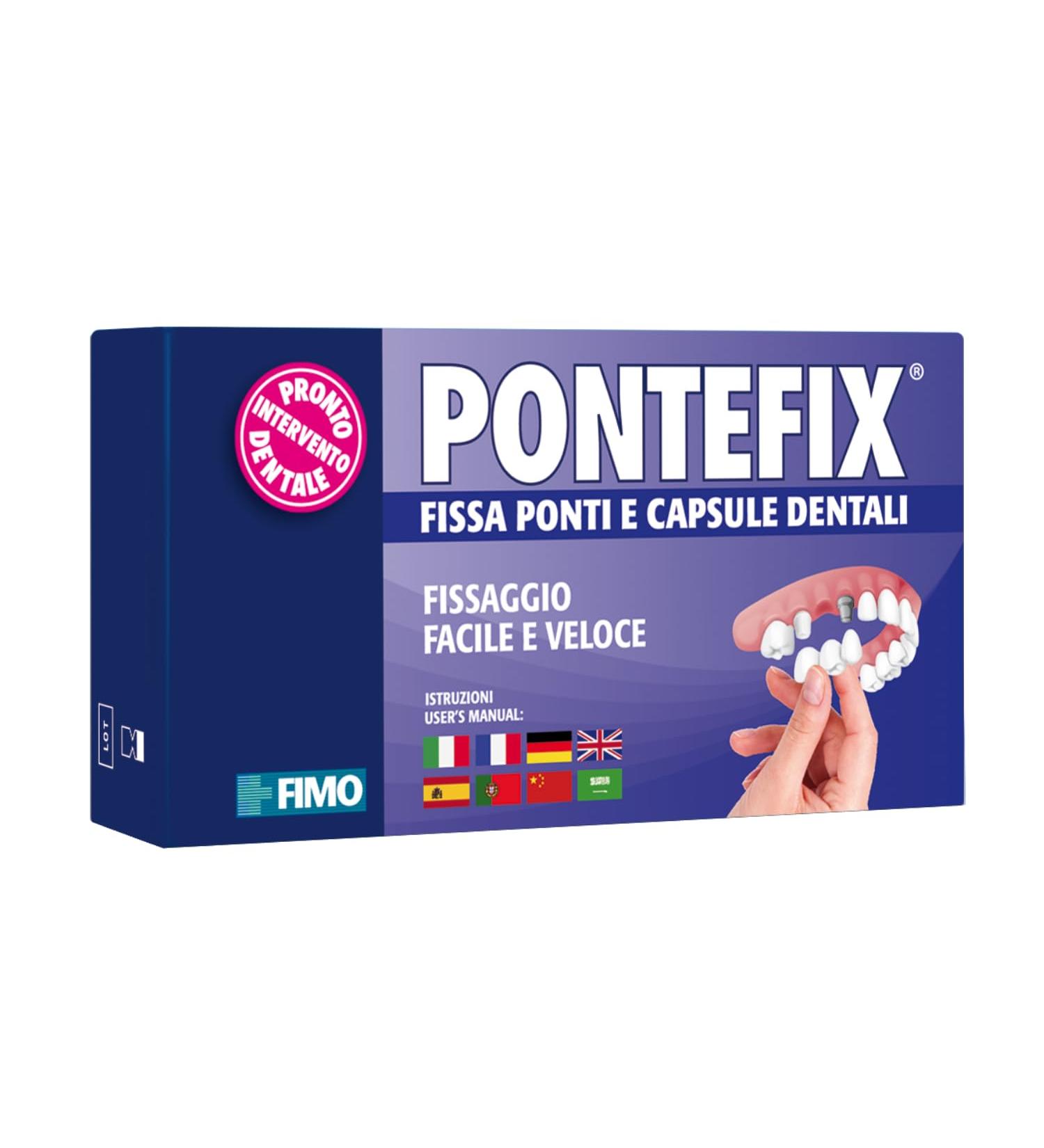 Pontefix Dental Cement - Securely Attach Bridges Dental Capsules & Post Teeth | Fast International Shipping - Buy Online on GoSupps.com
