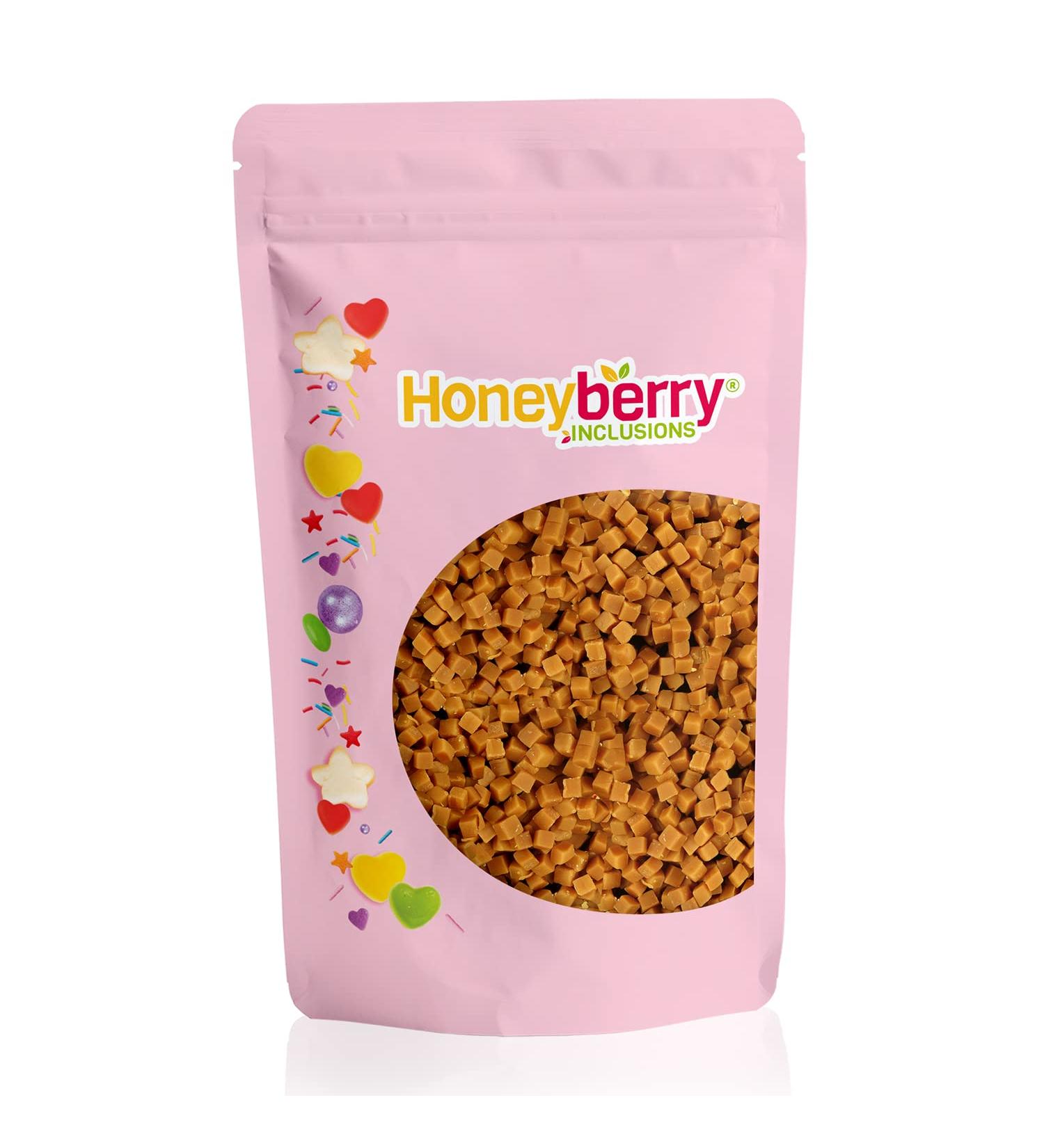 Salted Caramel Fudge Pieces 300g - Bake Stable 5mm Pieces - Suitable for Baking Ice Cream Toppers Cake Inclusions Vegetarian and Coeliac Friendly - Buy Online on GoSupps.com