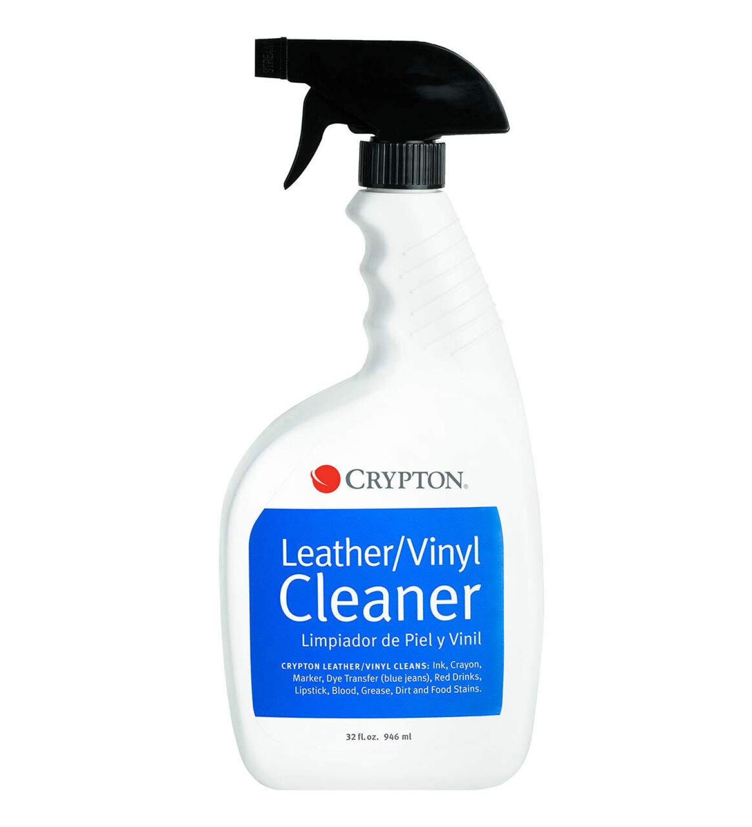 Crypton Leather & Vinyl Cleaner - 32 fl. oz. | Effective Stain Removal & Protection - Buy Online on GoSupps.com