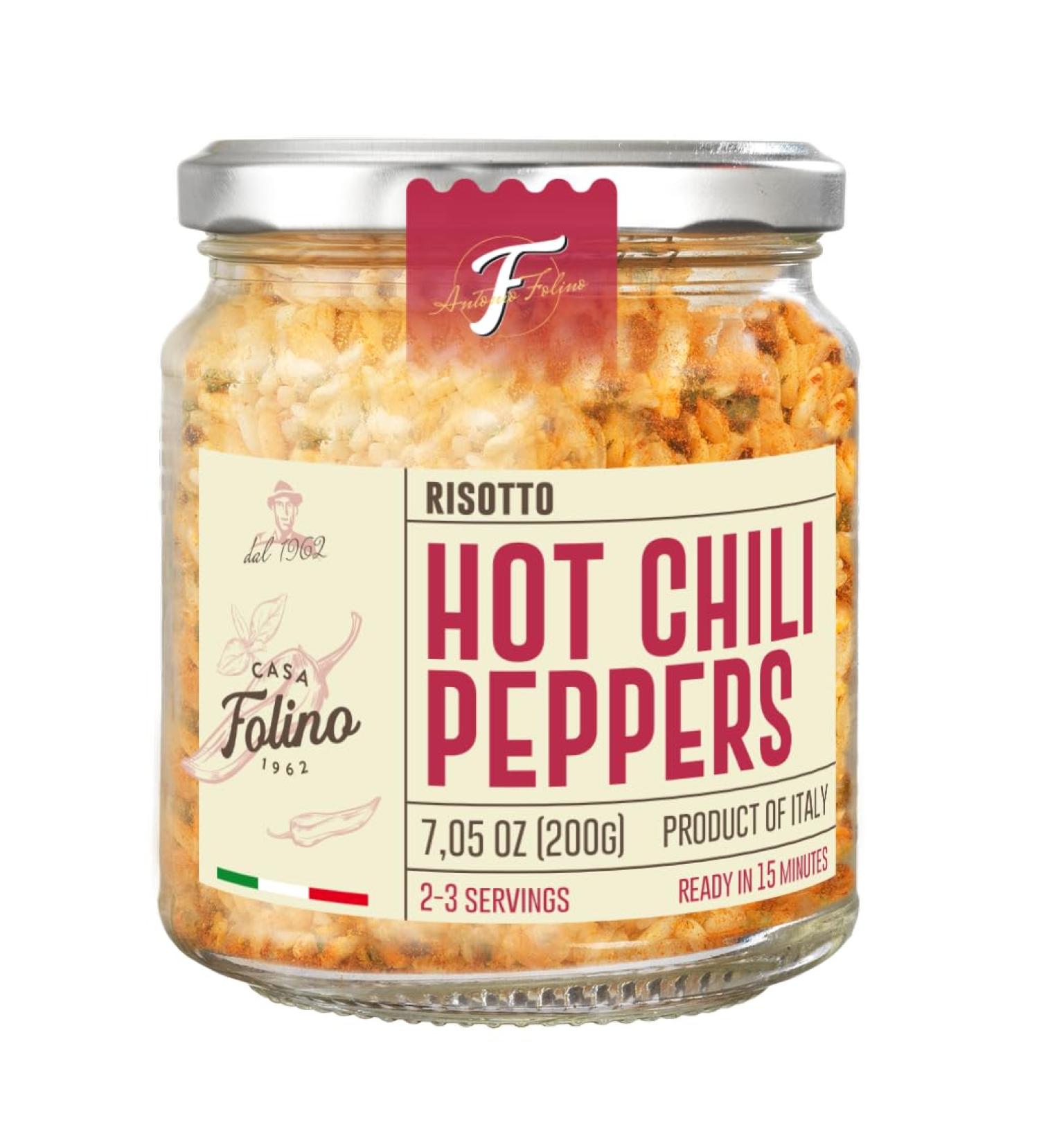  CasaFolino Sibari Carnaroli Rice Diavola Reduction 200g in a reusable glass jar Genuine product ready in minutes - 100% Made in Italy - Buy Online on GoSupps.com