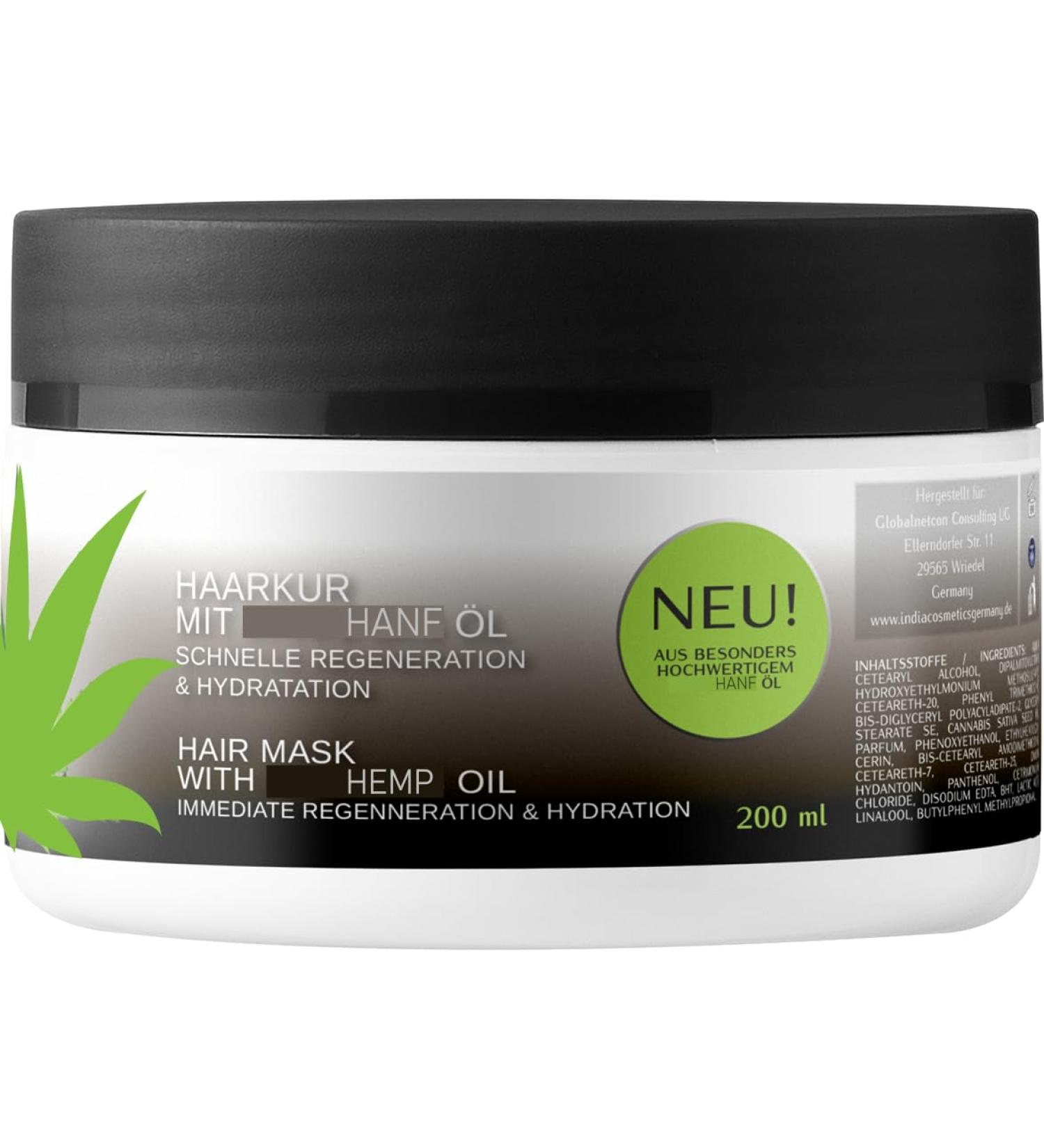 Premium India Cosmetics Hair Conditioner with Hemp Oil Soft Silky & Easy to Comb | International Shipping - Buy Online on GoSupps.com