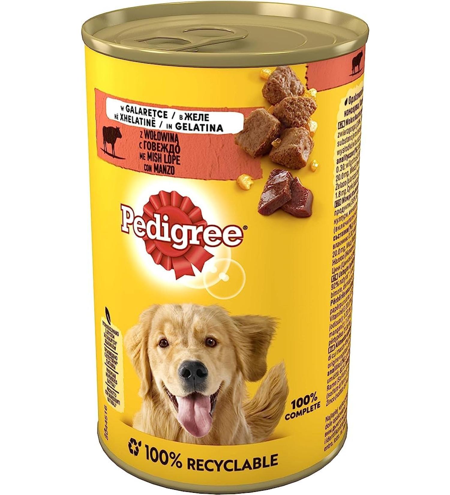 Mars Polska PEDIGREE Wet Dog Food Tin 400g OX/24