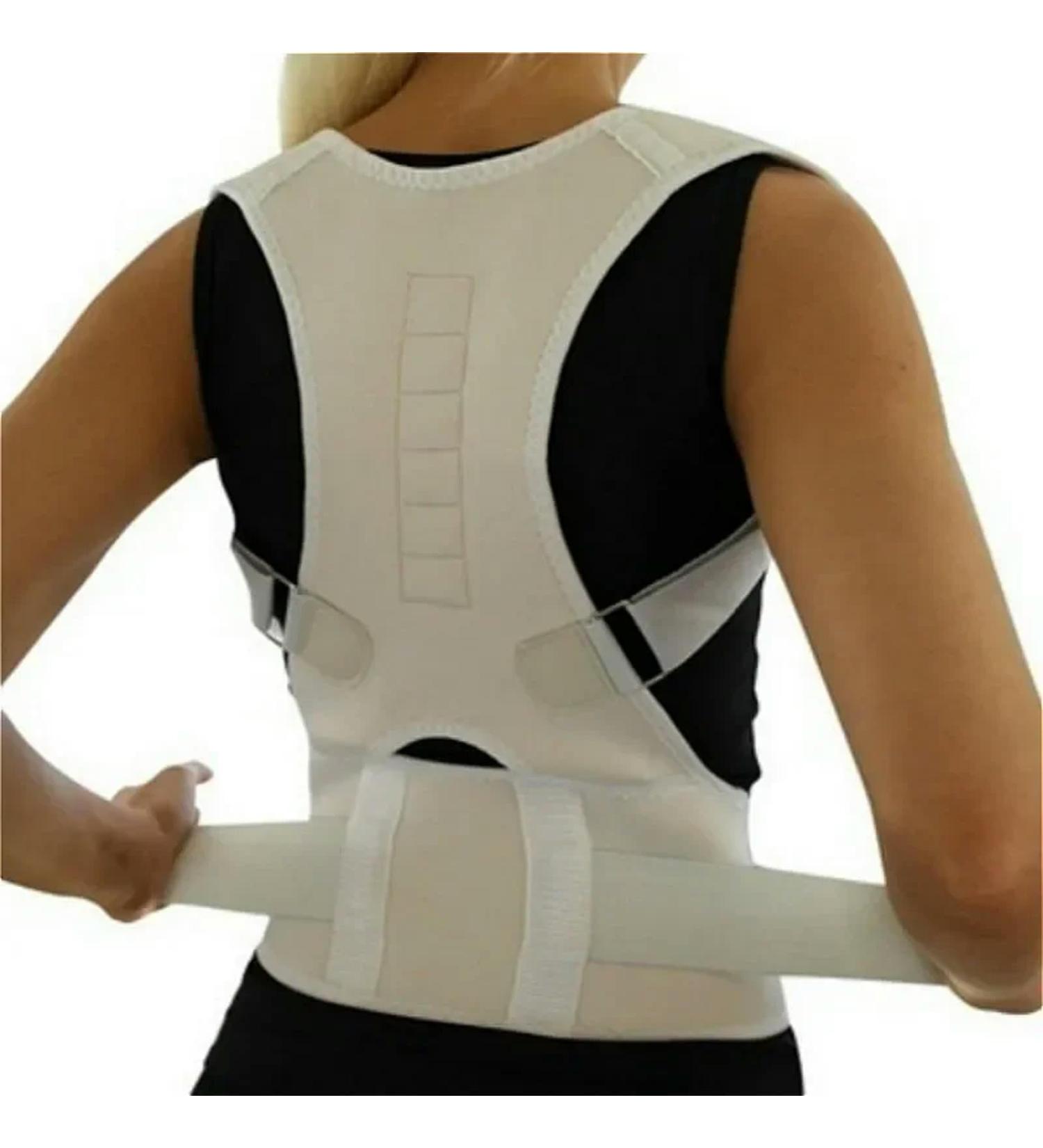 Corrector Back Brace Belt Posture Corset Black M - Buy Online on GoSupps.com