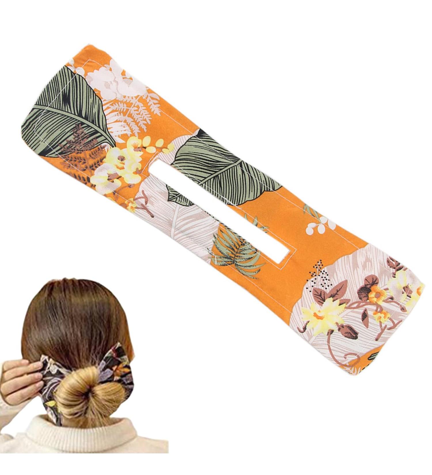 Traziewell Deft Bun Hair Bun Maker - Multicolor Cloth Magic Clip French Twist Donut Bun Former Tool - Buy Online on GoSupps.com
