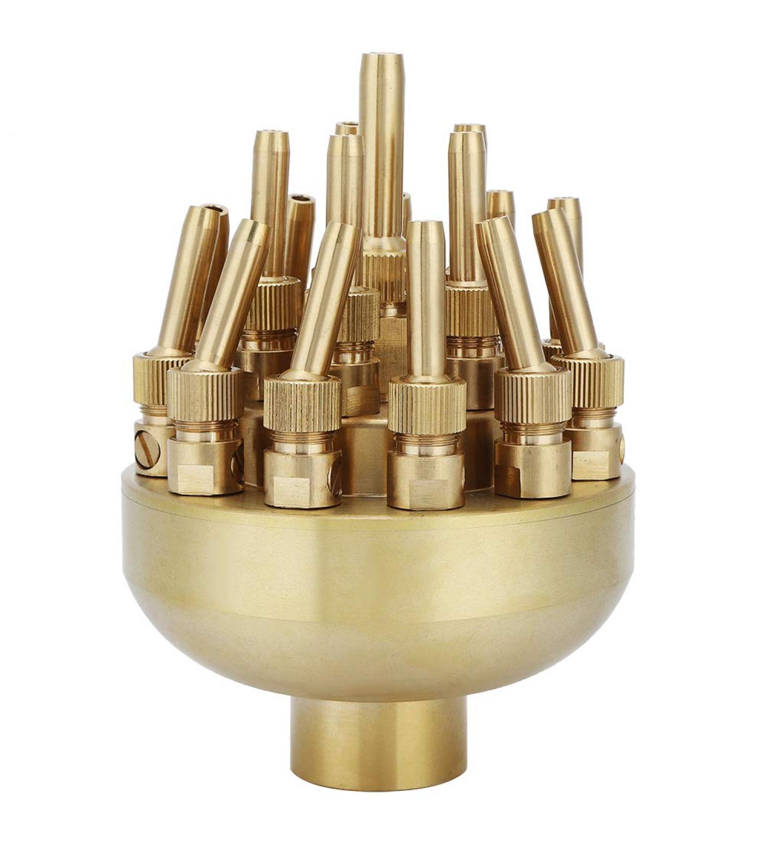 Adjustable 3 Tier Water Fountain Nozzle Spray - DN25 Pond Sprinkler Head for Garden & Waterscape Decor | International Shipping - Buy Online on GoSupps.com