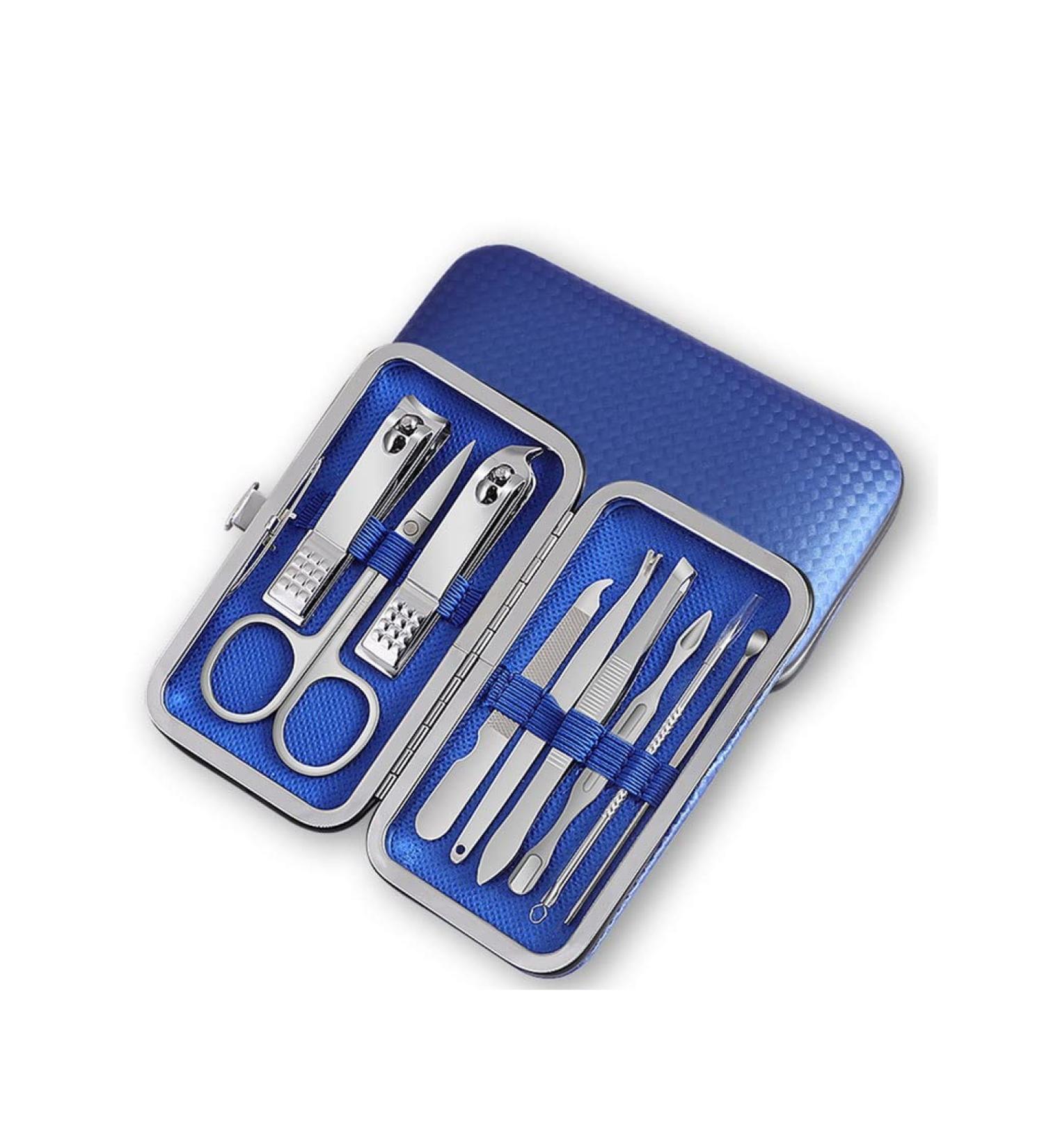 Nail Clipper Set 9 Piece Set of Nail Clippers Set Manicure Set Personal Care Set Decoration Foot Set Beauty Set for Male and Female Friends Nail Clipper Kit (Color : Black-9 Piece Set) - Buy Online on GoSupps.com