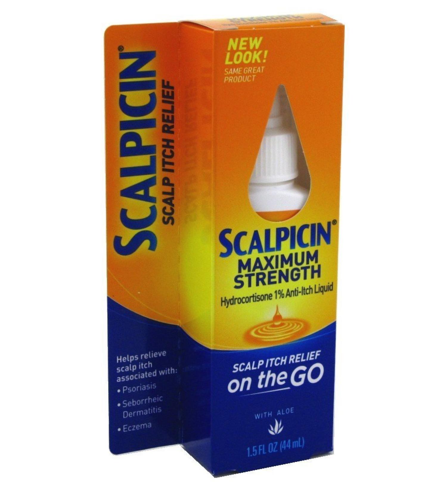Scalpicin Maximum Strength Anti-Itch Clear Liquid 6 Count