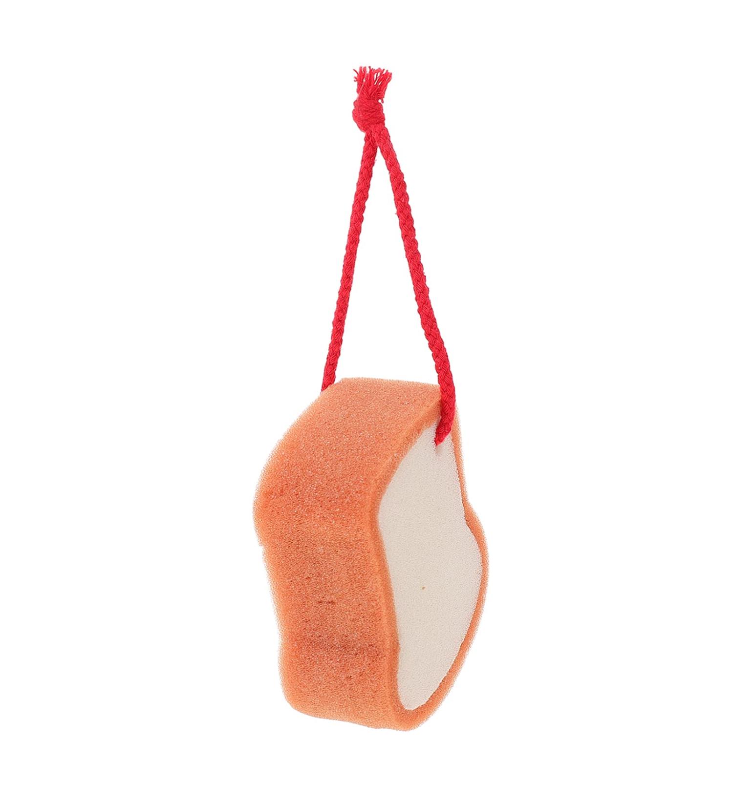 Healifty Fruit Bread Body Scrubber Shower Ball for Kids - Gentle Exfoliating Bath Sponge - Light Yellow - Buy Online on GoSupps.com