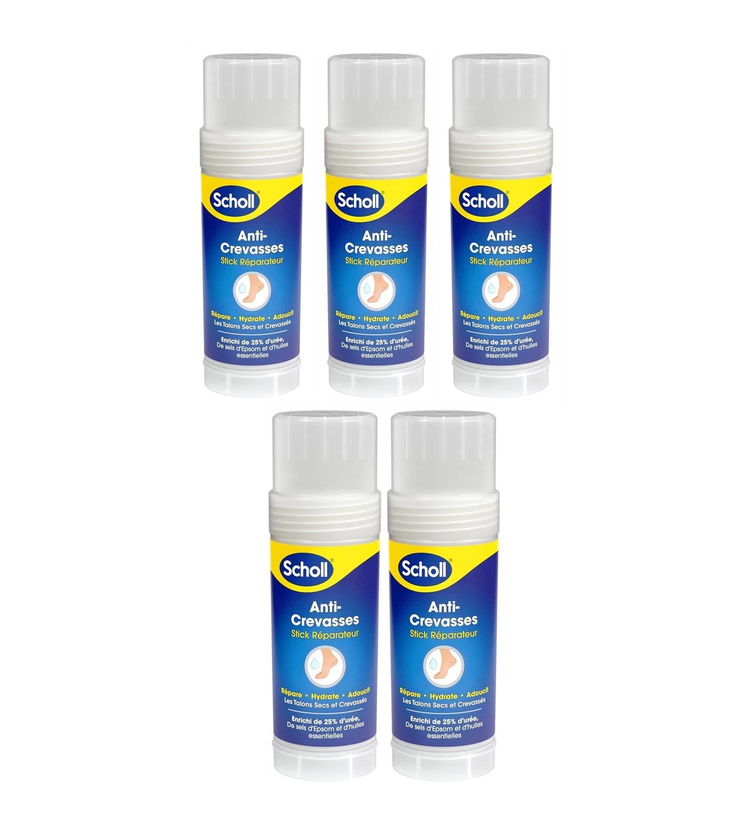 SCHOLL Pack of 5 Crack Repair Sticks - Repairs Moisturizes and Softens Dry Heels - Buy Online on GoSupps.com