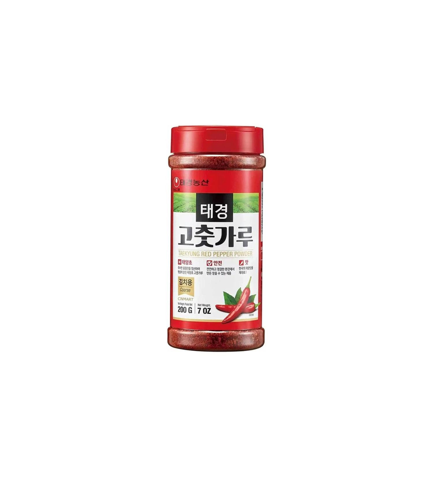 Taekyung Red Pepper Chilli Powder Coarse Flake 200g Halal by CNMART - Buy Online on GoSupps.com