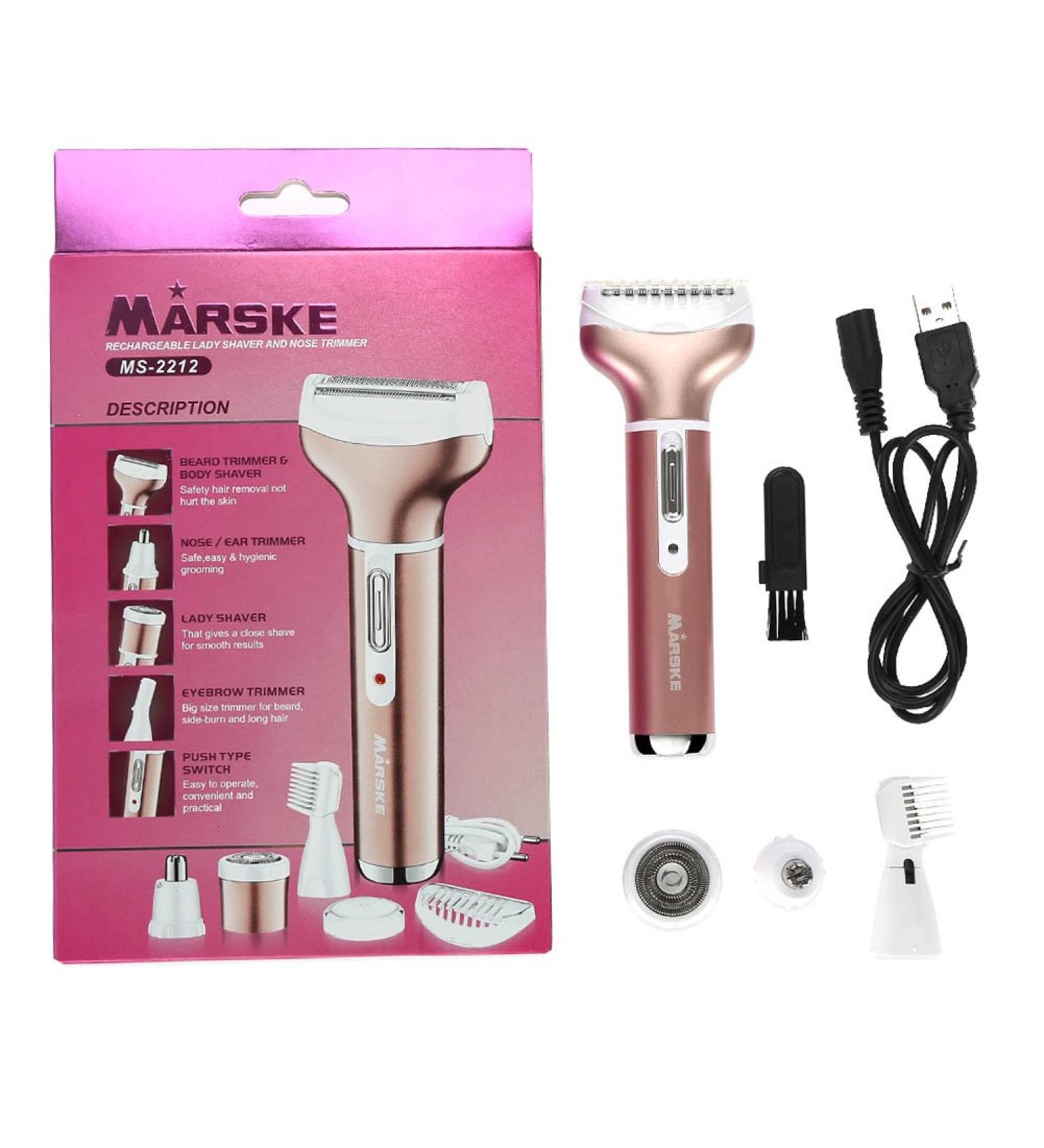 Wallfire 4-in-1 Portable Electric Hair Trimmer for Women Compact Hair Parting Tool Set - Buy Online on GoSupps.com