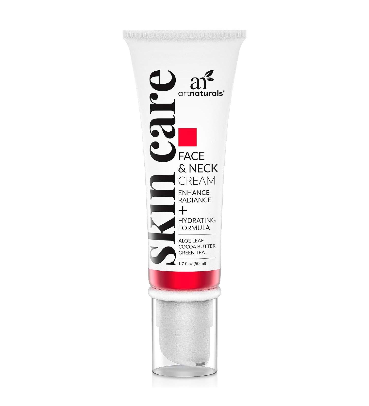 Artnaturals Face & Neck Firming Cream - Anti Aging Moisturizer for Neck & D collet - For Tightening & Lifting Sagging Skin - Antiwrinkle Reduces Fine Lines w/Vitamin C & Hylauronic Acid - 1.7 Fl - Buy Online on GoSupps.com