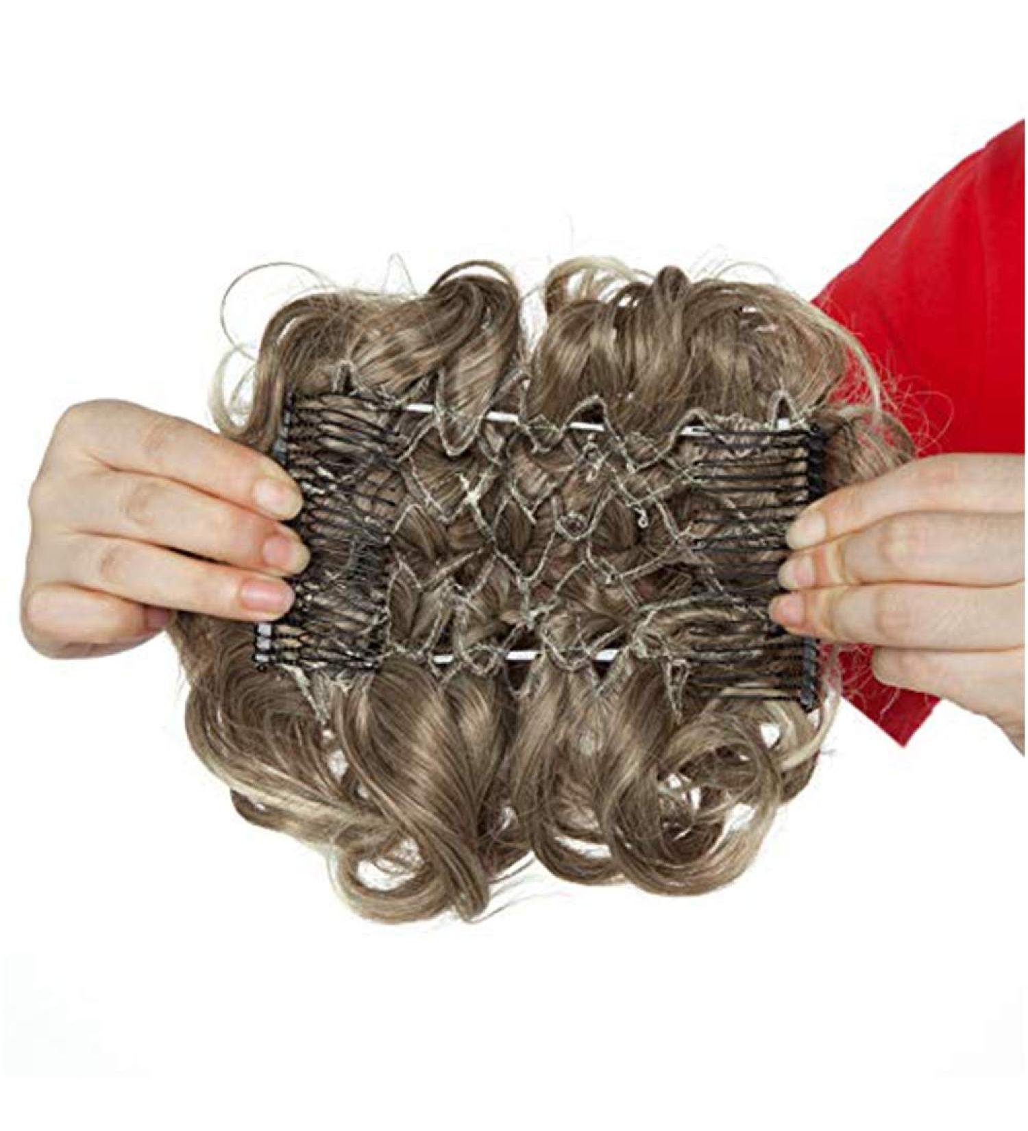 SEGO Hair Extensions - Ash Brown to Bleach Blonde Hairpiece Bun & Hair Tie Updos for Realistic Looks - Buy Online on GoSupps.com